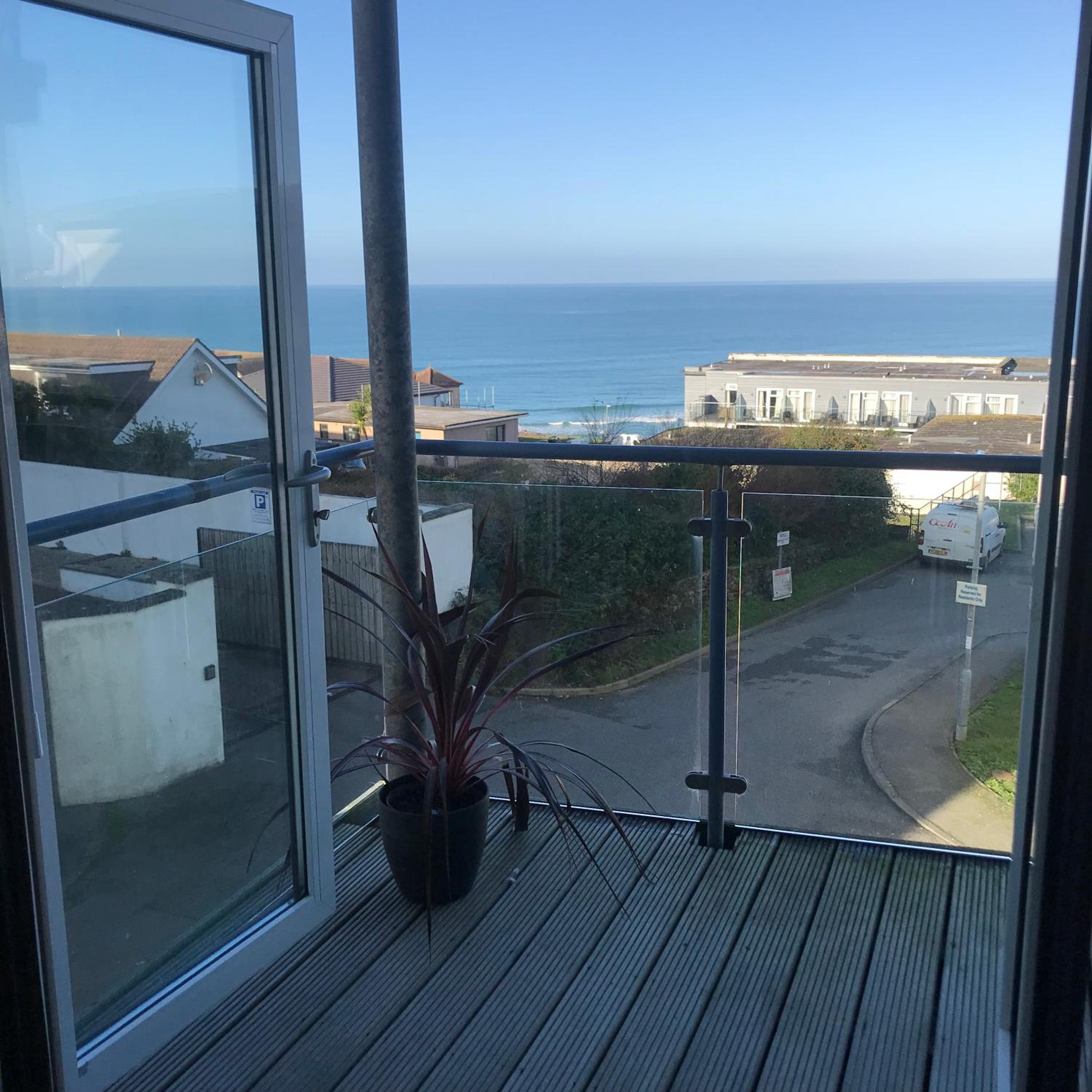 Ocean 1- Sea View apartment, Fistral Beach Newquay view 5