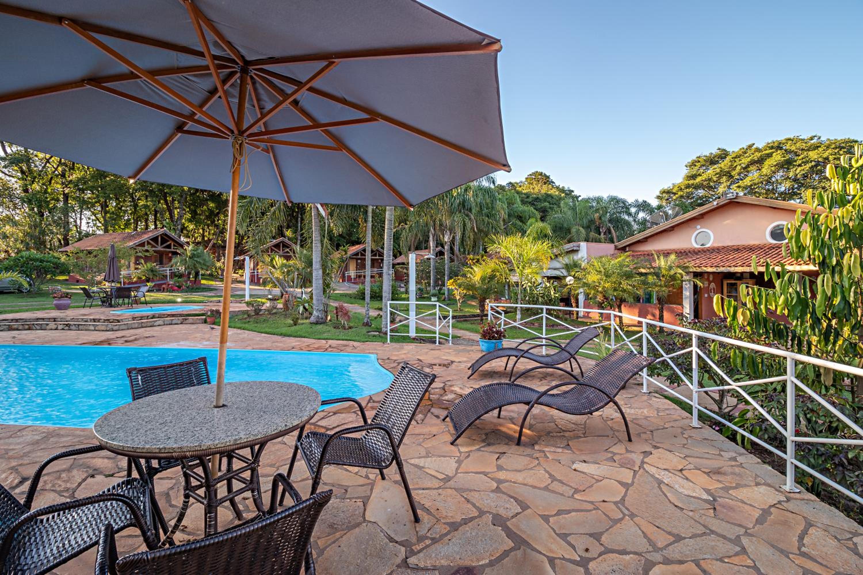 outdoor BBQ area