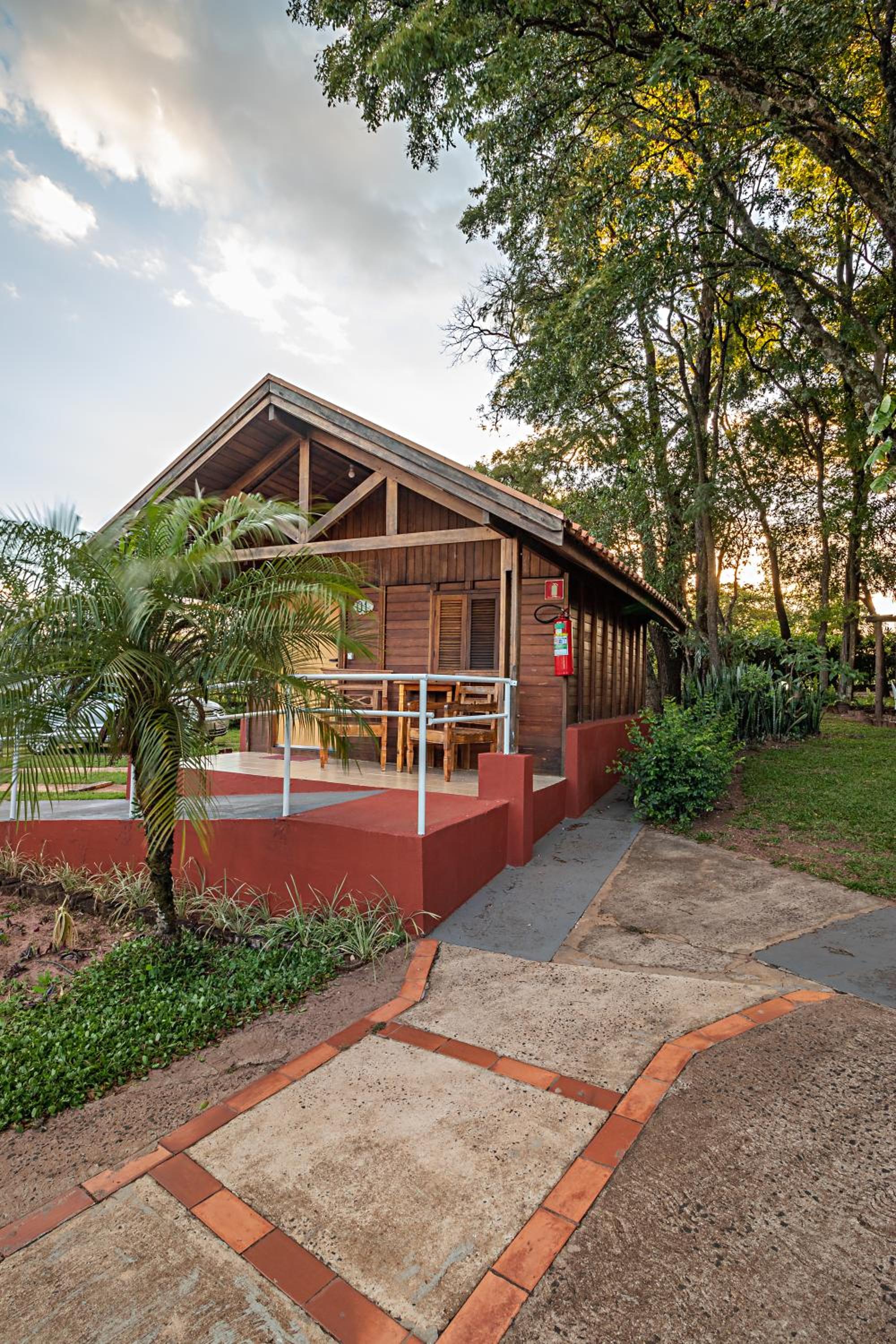 outdoor BBQ area