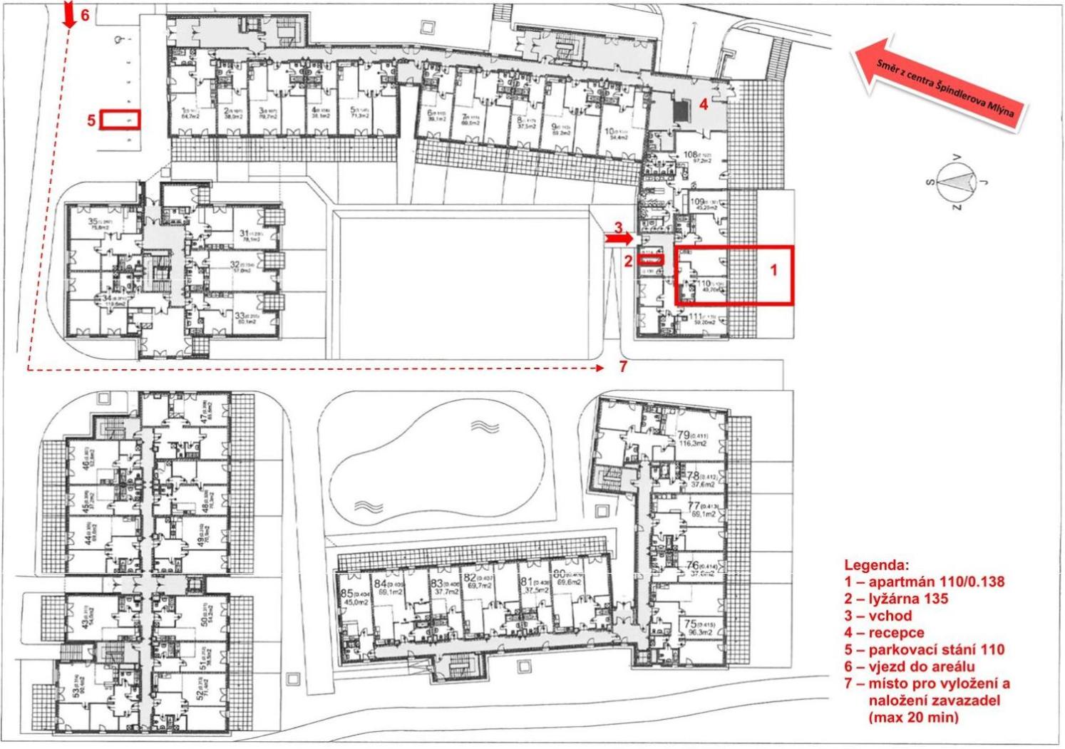 Apartmán Medvědín 110