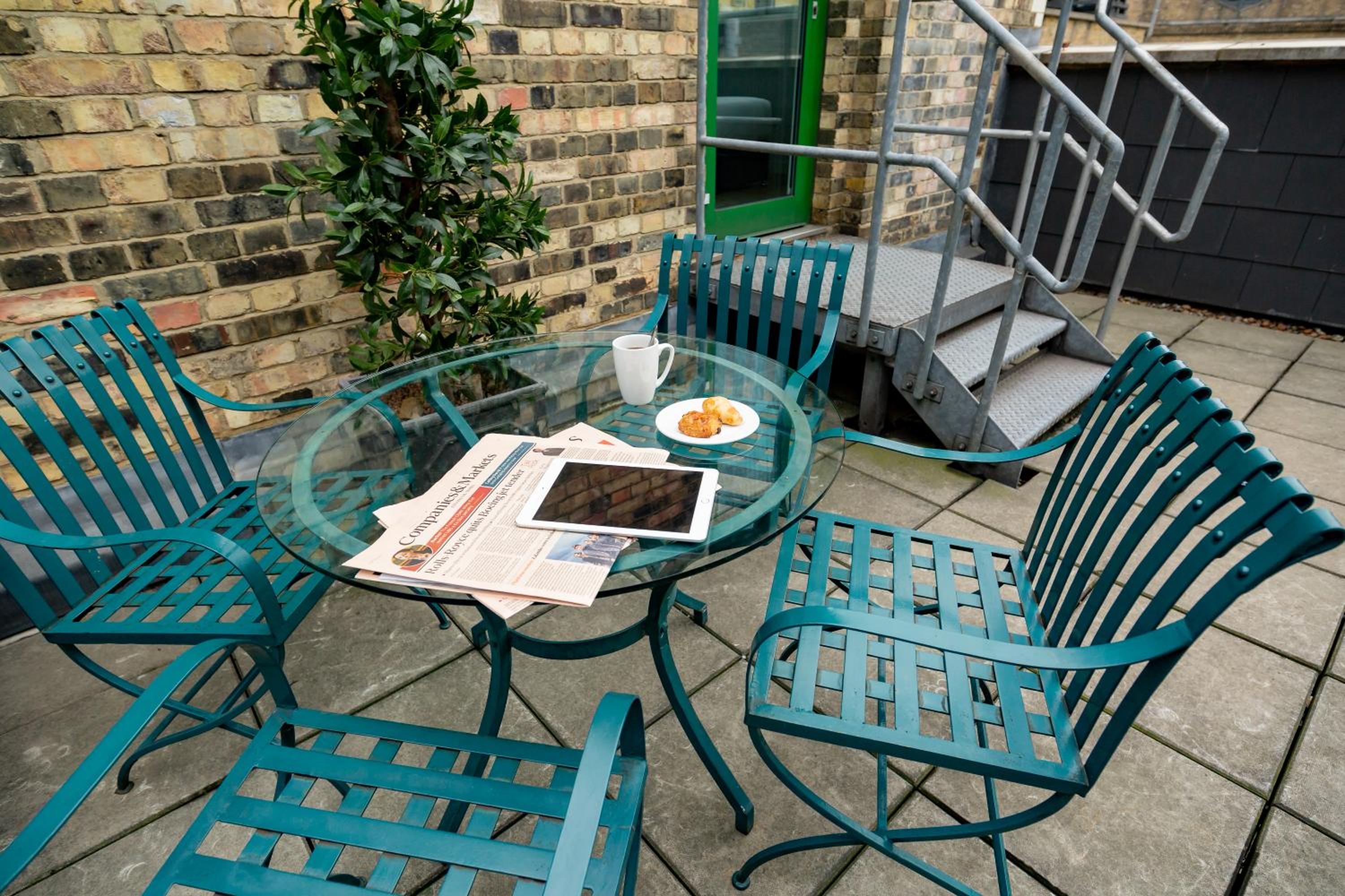 outdoor bbq area