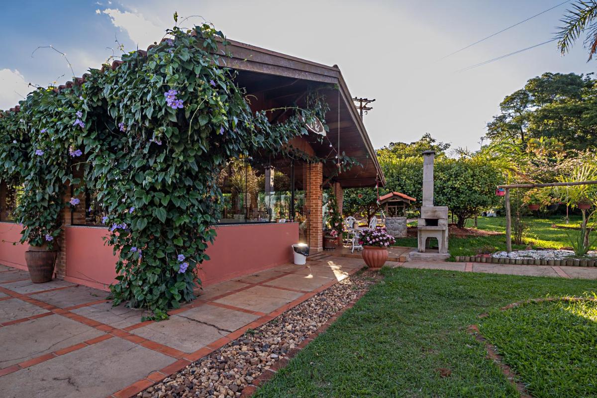 outdoor BBQ area
