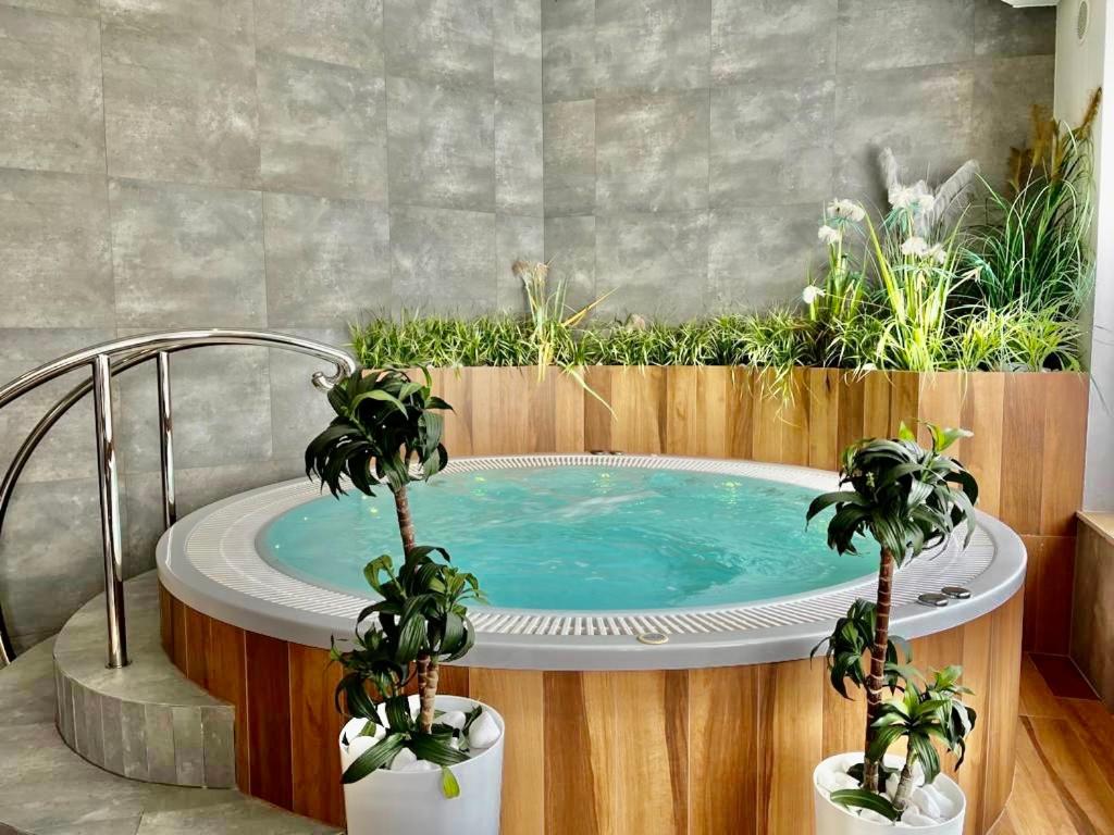 Apartament Złote Tarasy ApartamentyZakopianskie Basen Sauna Jacuzzi view 4