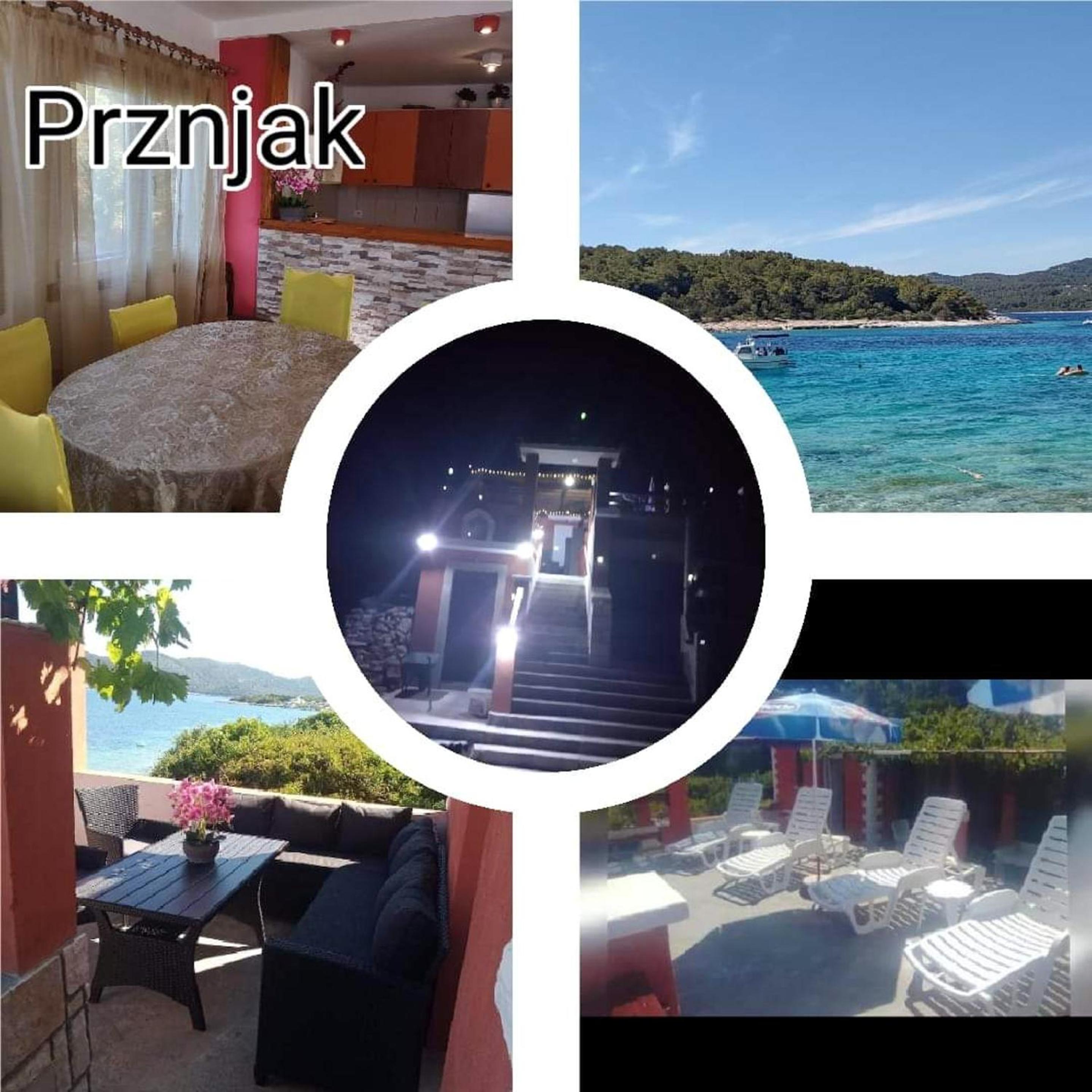 Charming house with sea view in Potirna, garden