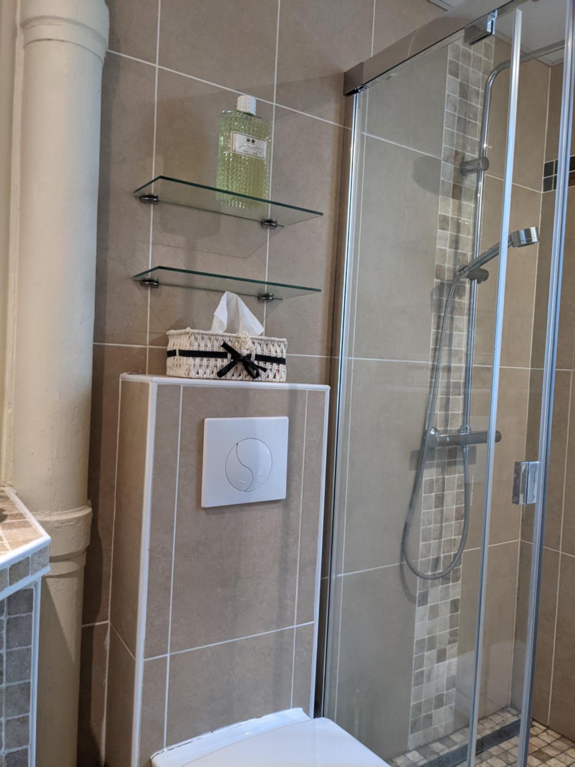 Private acces to the all flat. Charming Parisian.