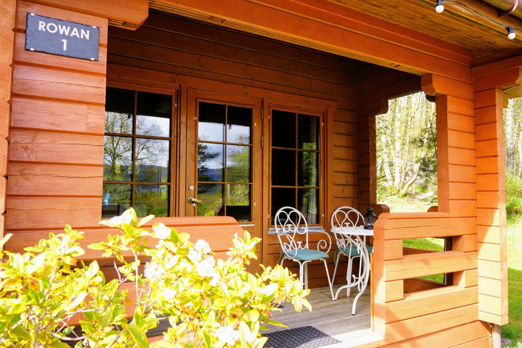 Cosy Rowan woodland lodge no1 view 3