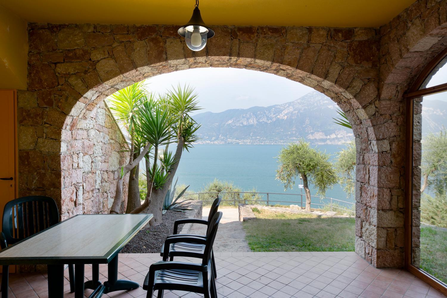 outdoor BBQ area