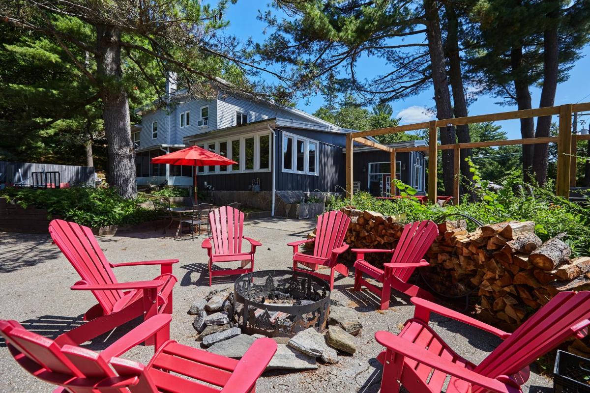 outdoor BBQ area