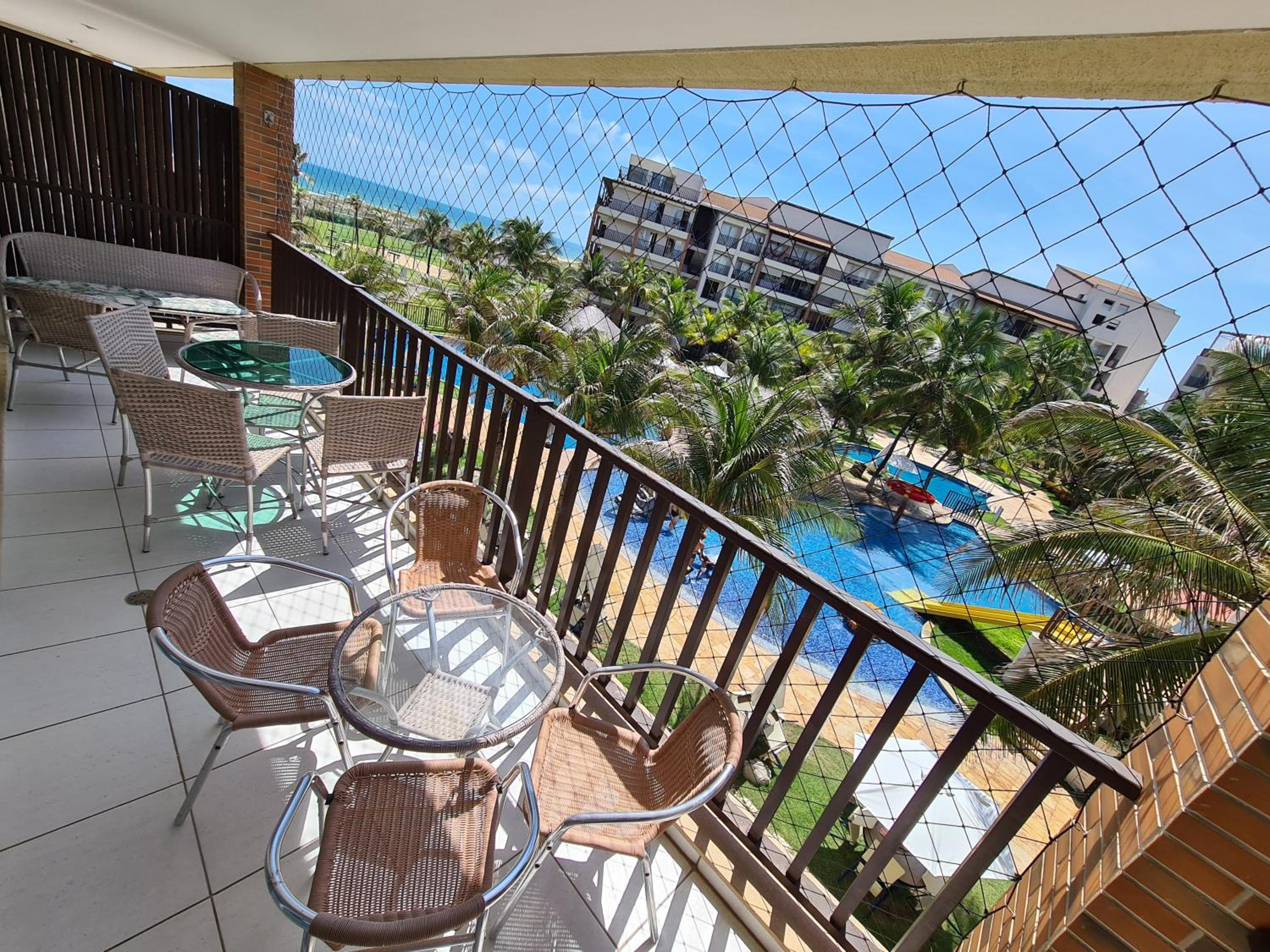 Beach Living Vista Mar - 3 Quartos - Pé na Areia