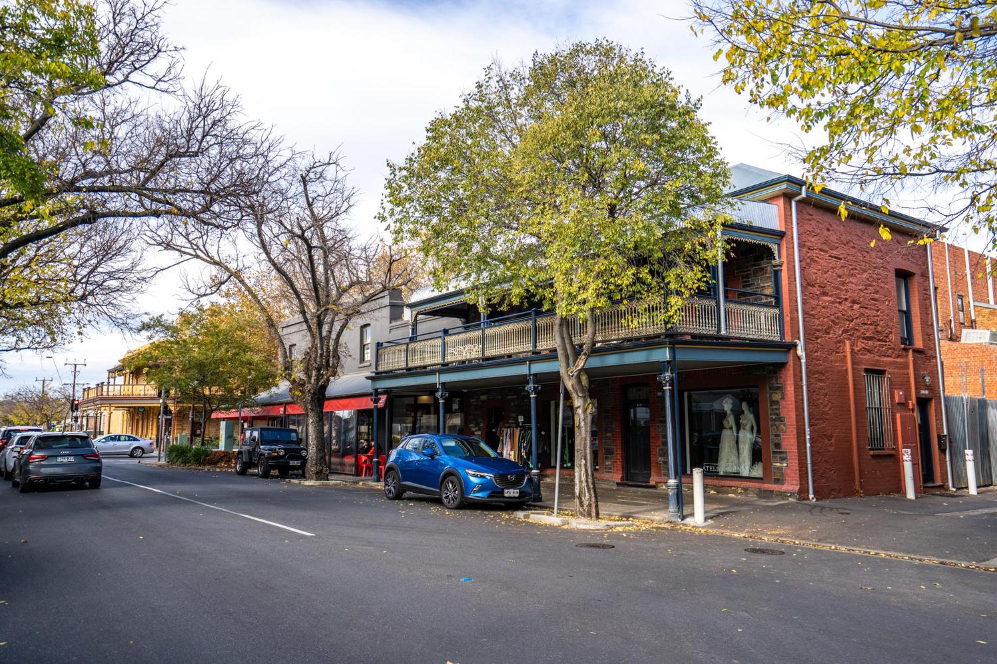 Archer St Heart of North Adelaide Balcony 65TV view 3