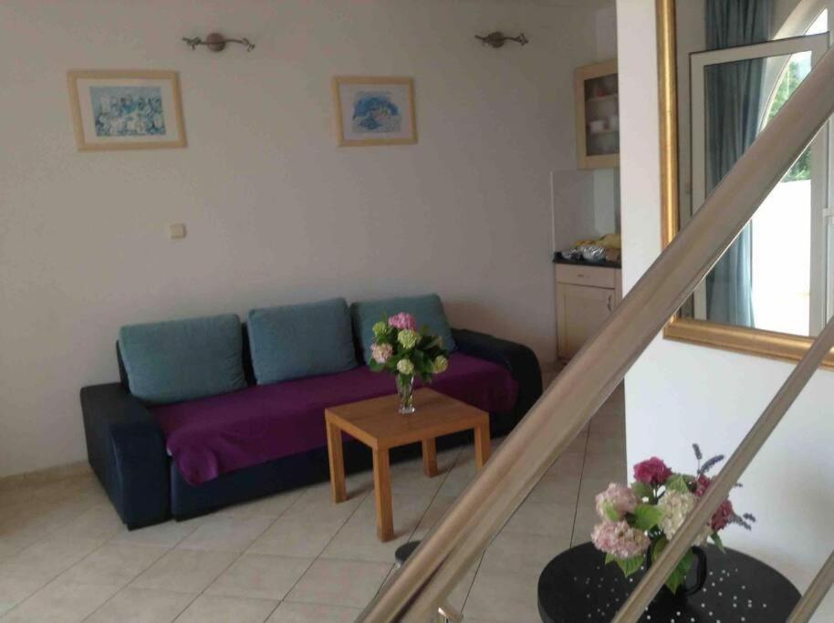 Lovely split level apartment with sea view, pool, free parking and WiFi photo 2