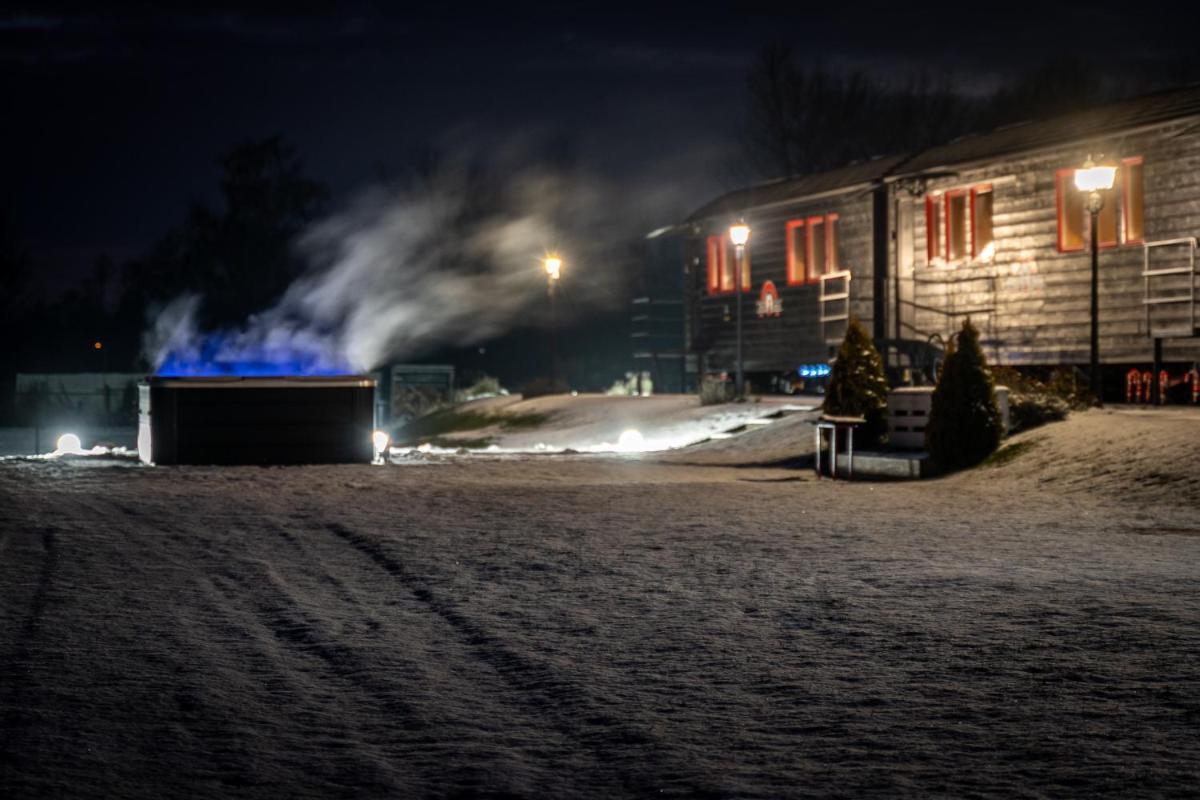 outdoor BBQ area