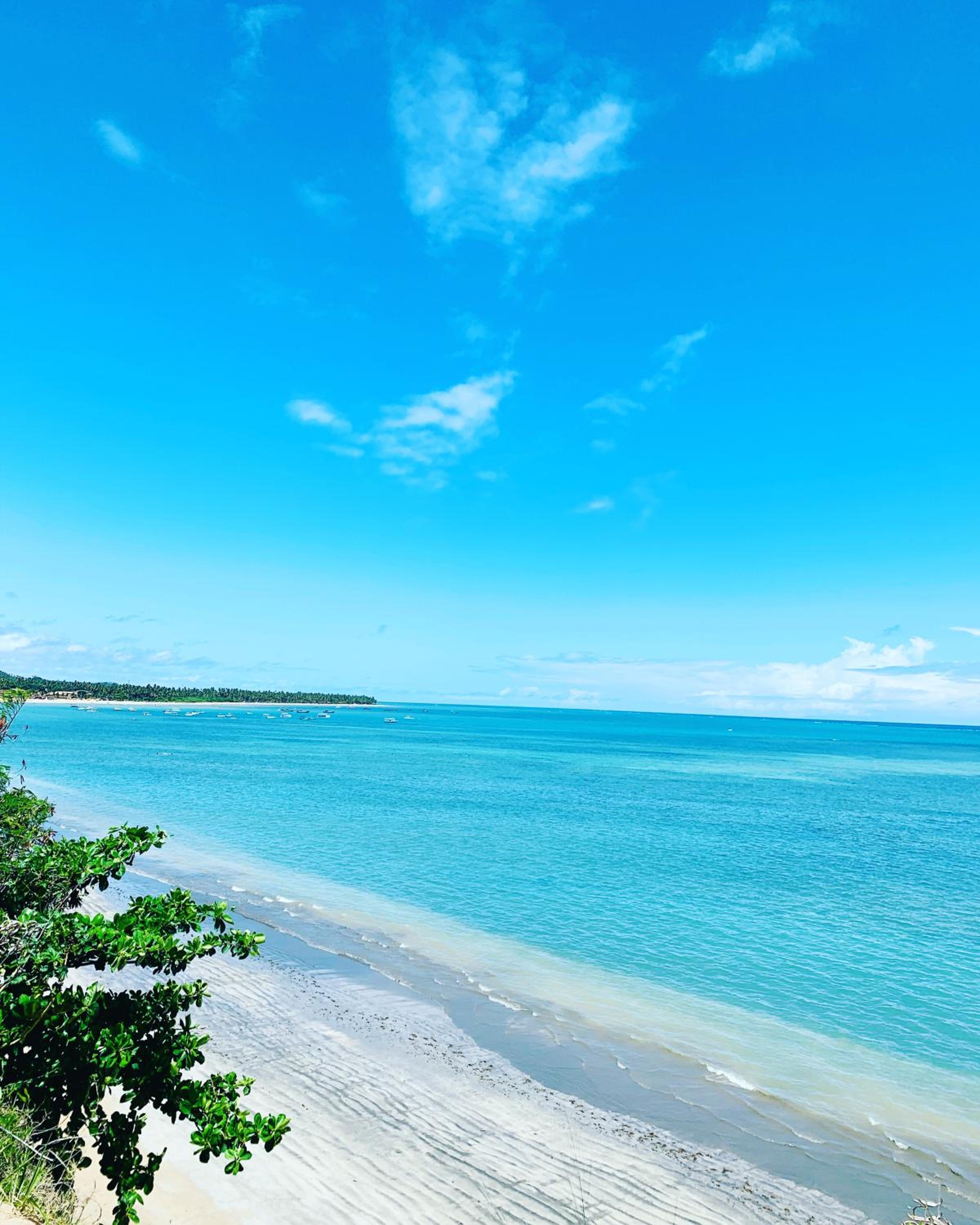 Suíte frente mar e pés na areia