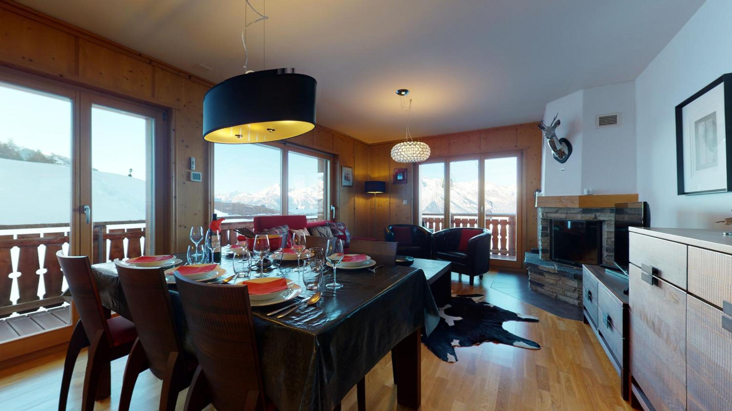 Hauts de Veysonnaz HV1 012 - SAUNA apartment 6 per