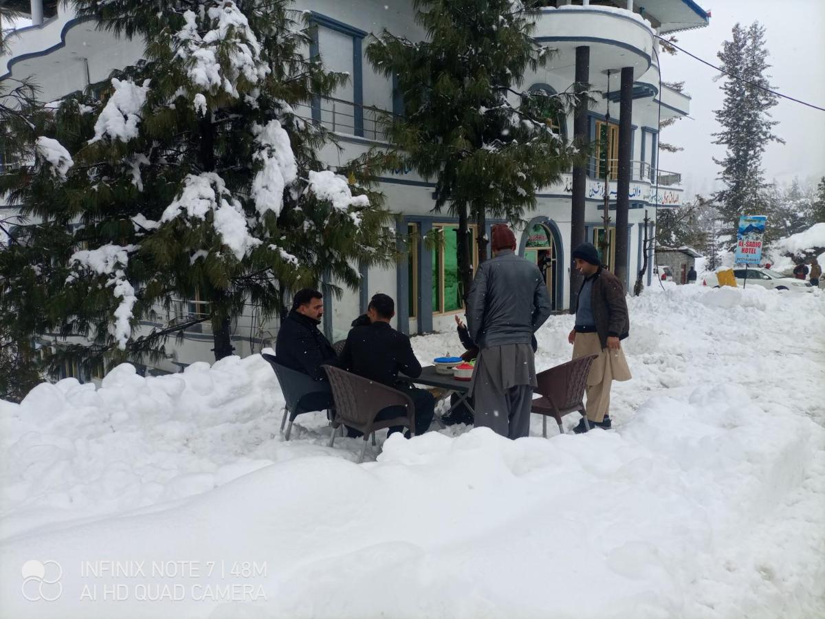 outdoor BBQ area