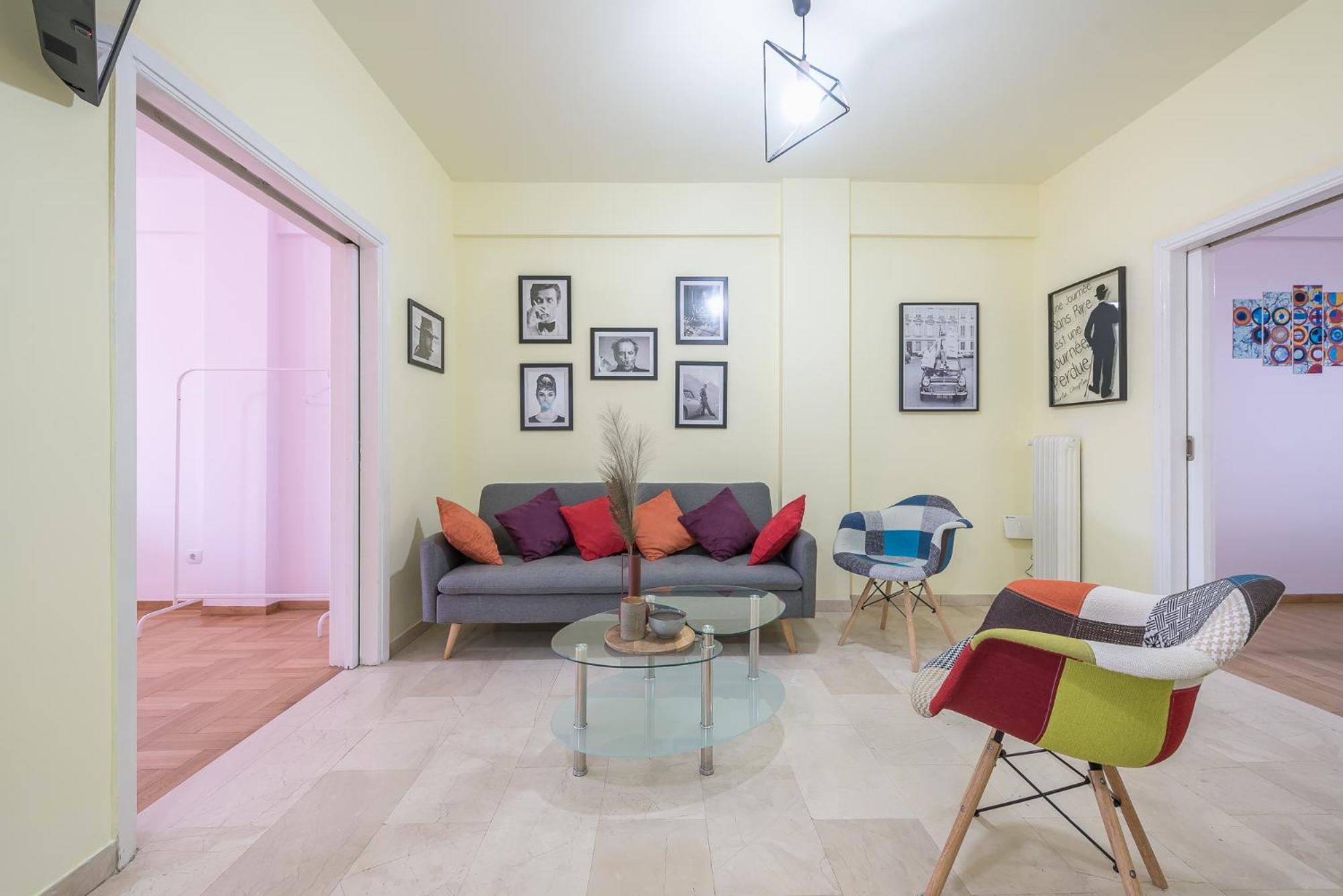 Superb Acropolis view 3bd apt in historical center