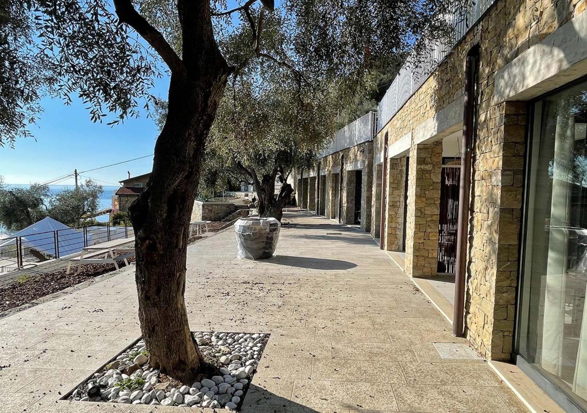 Ibiza style bungalows with sea views in Balzi Rossi