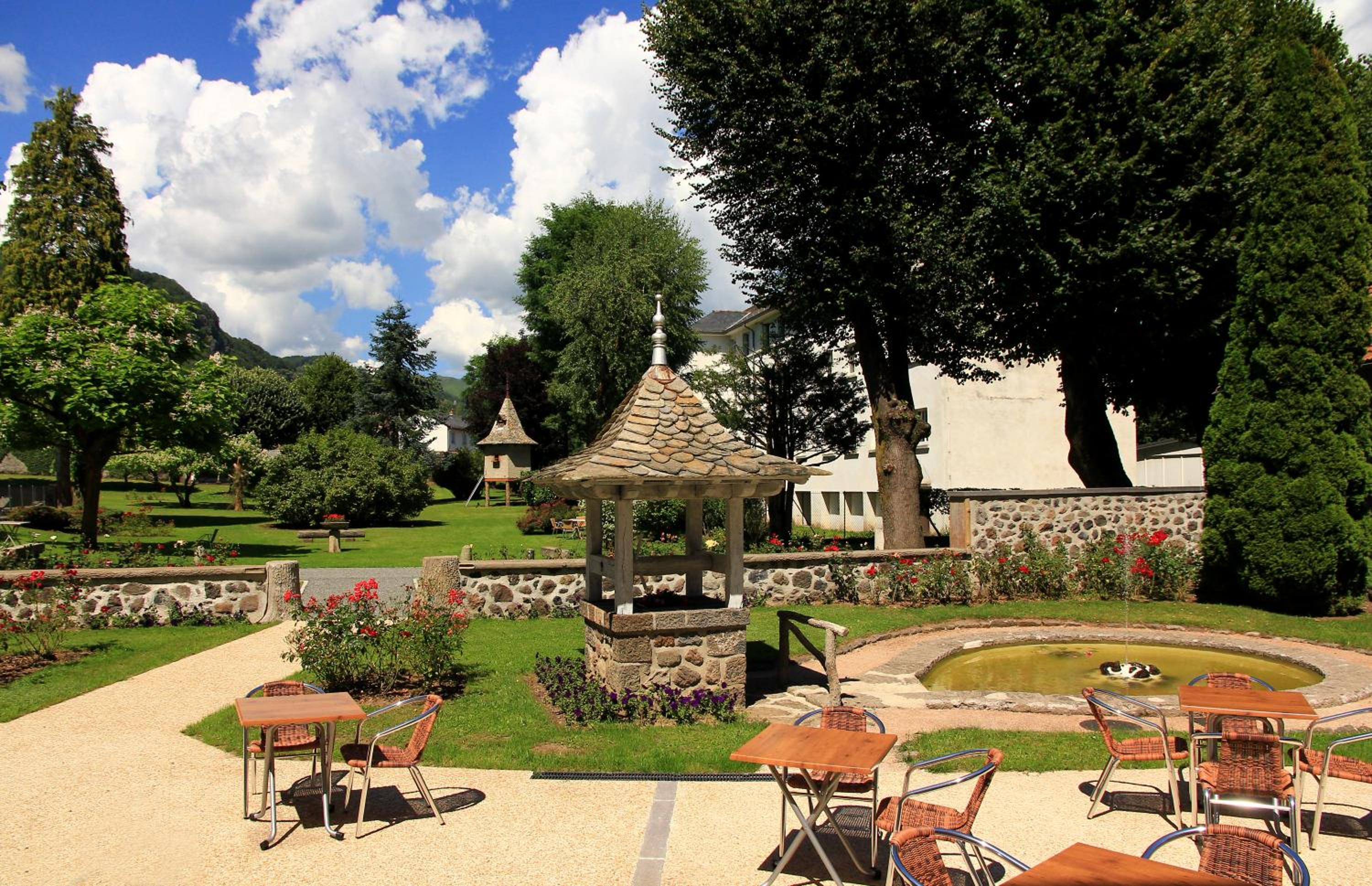 outdoor BBQ area