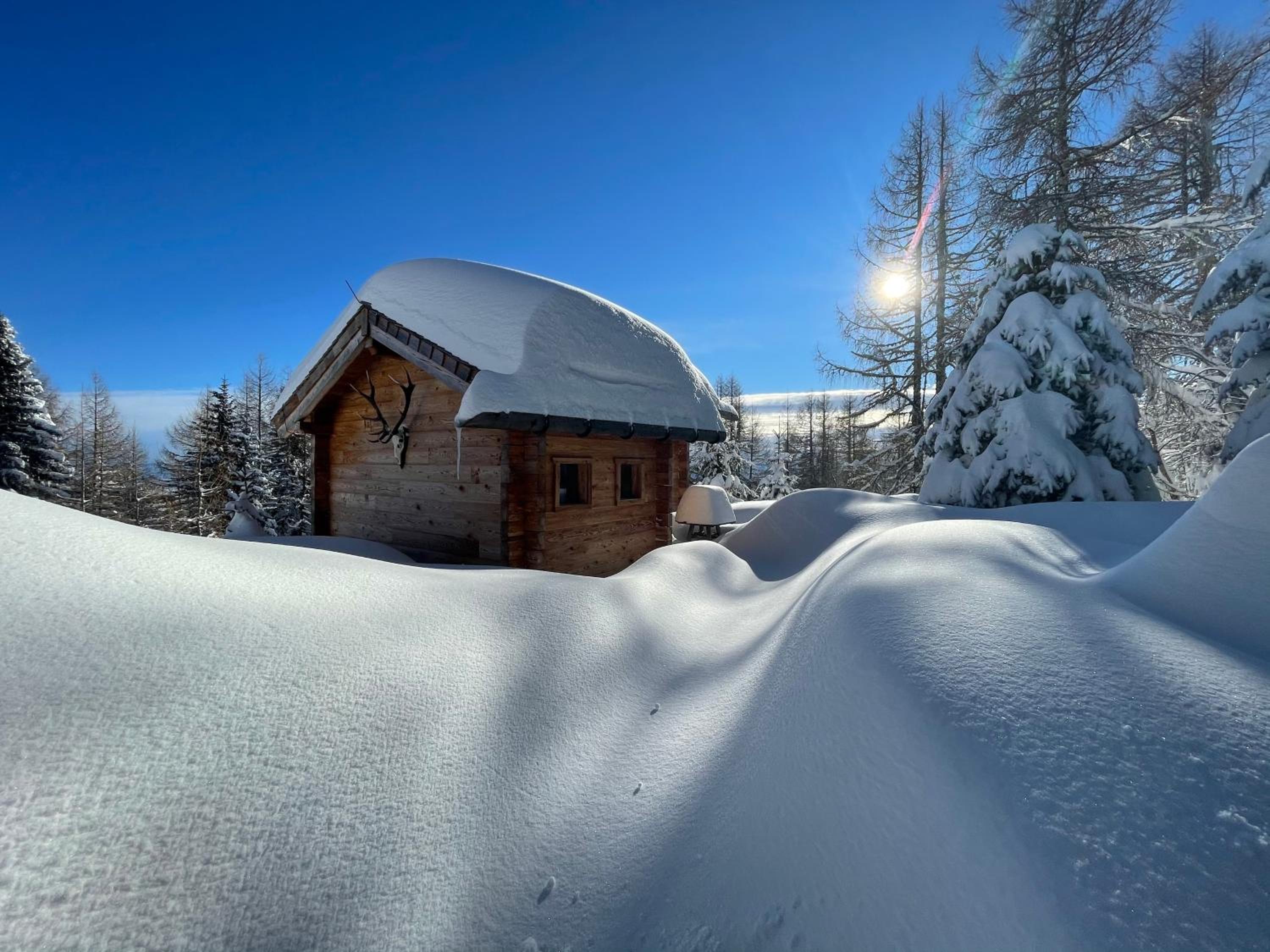 Maris Luxus-Chalet mit Saunahaus Gerlitzen 1720m