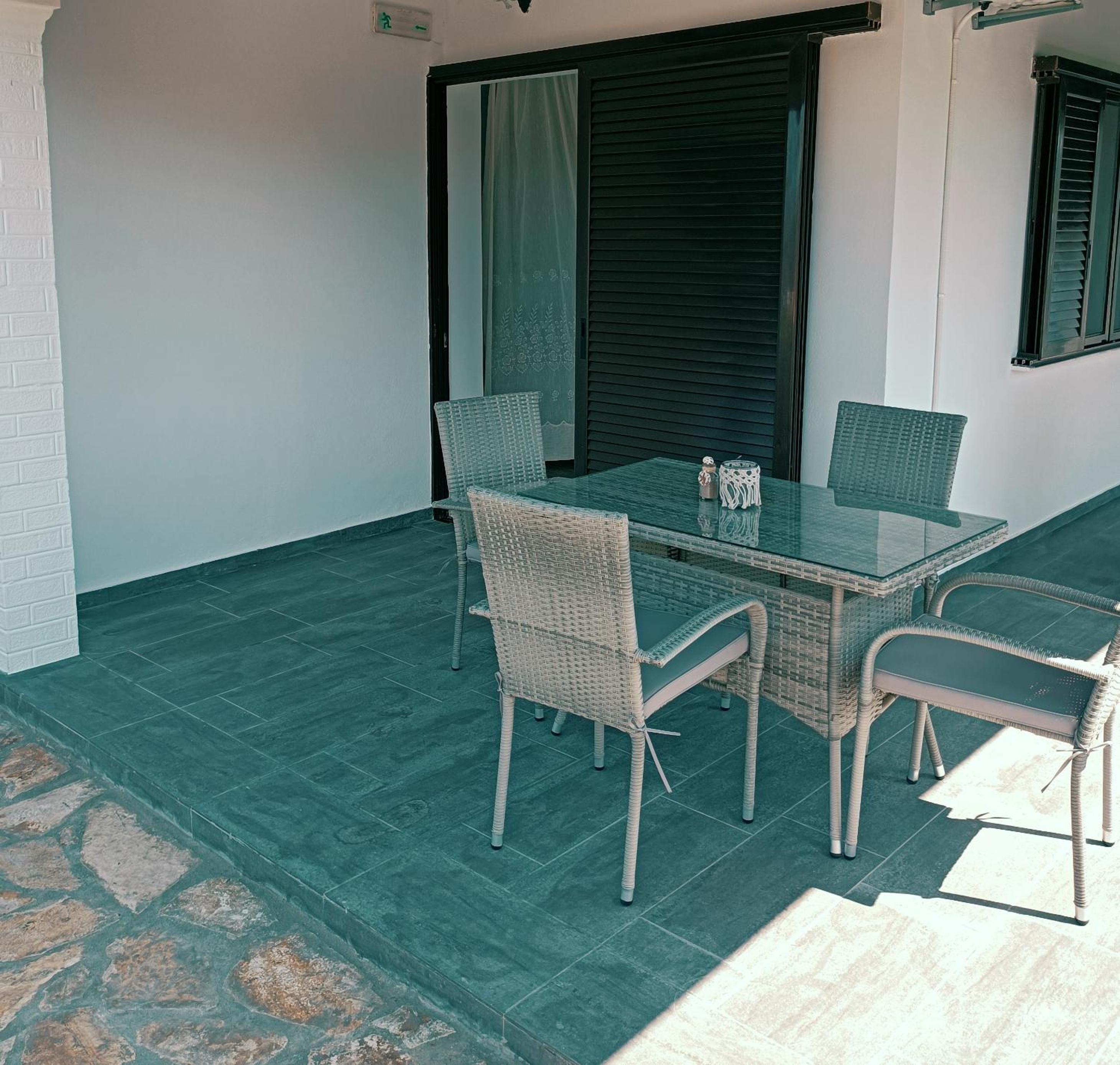 outdoor BBQ area