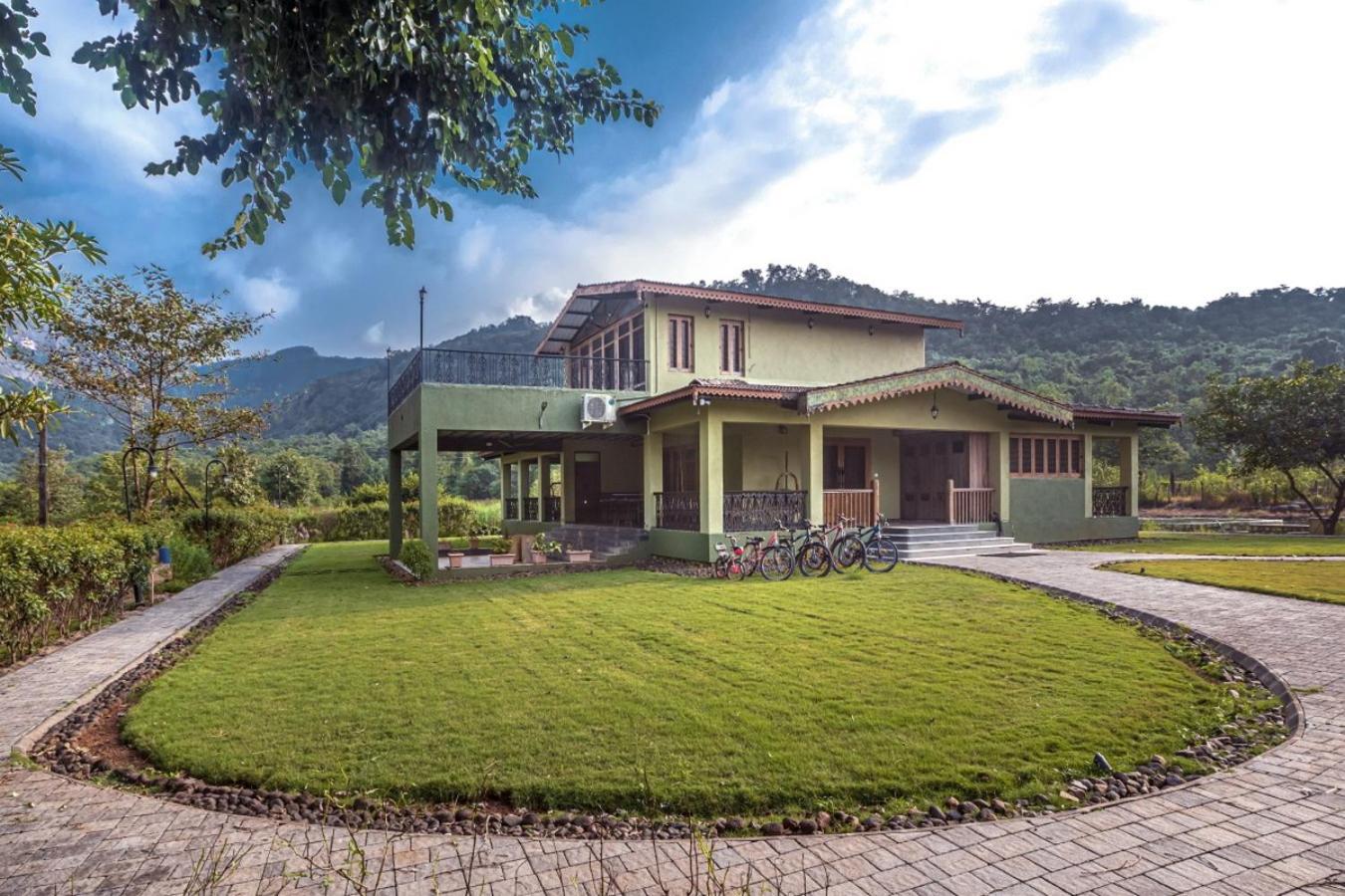 SaffronStays Ambaram - 3BR countryside villa with verandah, bonfire & riverside trails near Imagica & Pali Temple view 2