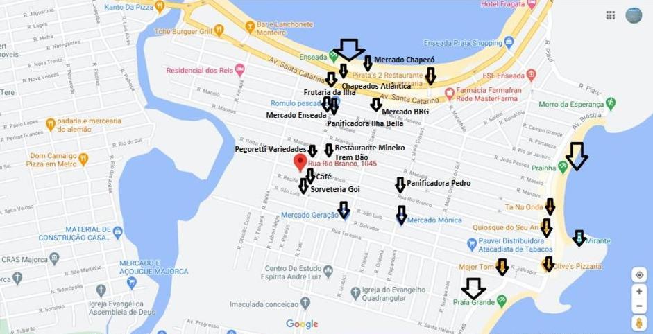 Casa Enseada, Prainha para até 6 próx mar com 2 ar split