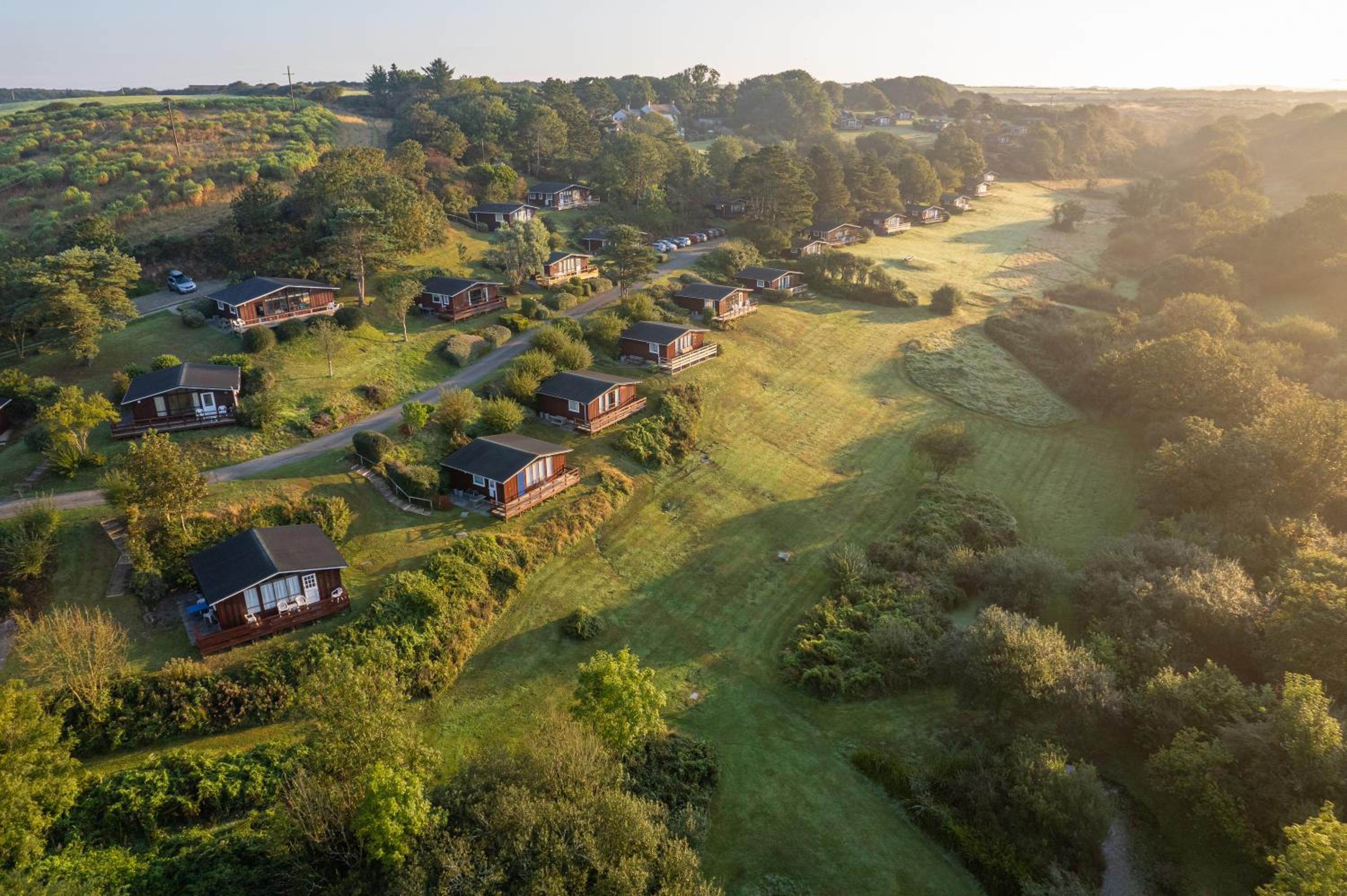 Timber Hill Self Catering Cedar Lodges view 5
