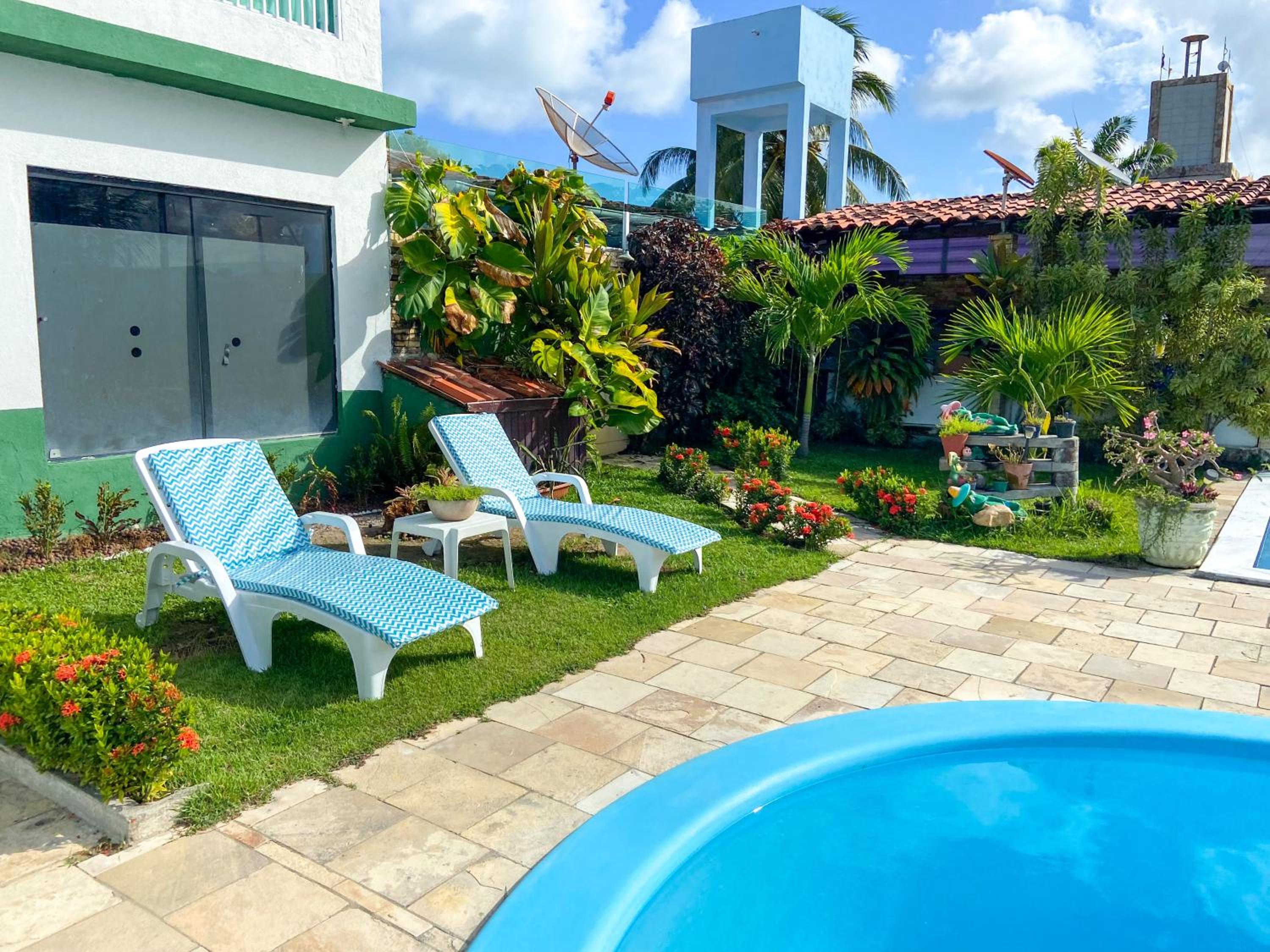 Casa Refúgio dos Carneiros, 1min do Mar, 4Suites, Salão de Jogos