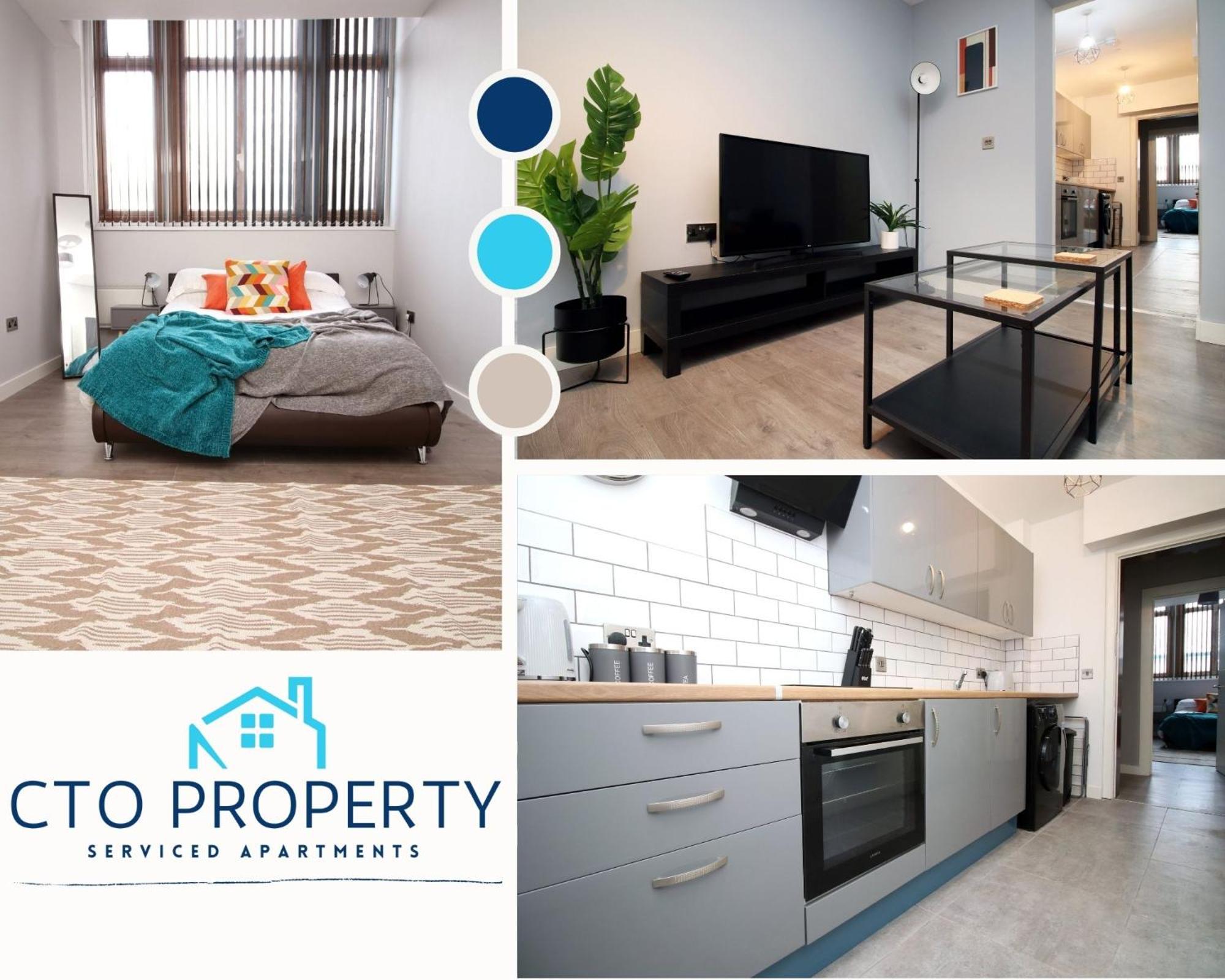 The Bank - LONG STAY OFFER - 1 Bed City Centre Apartment with Parking by CTO Serviced Apartments view 3