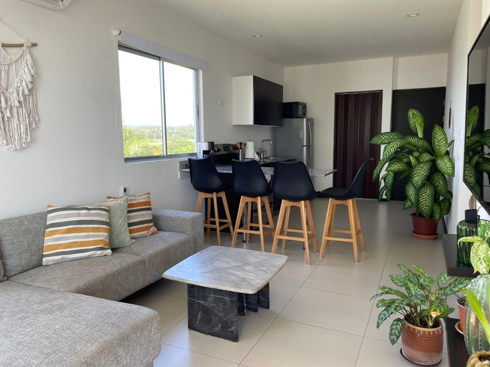 BEACHFRONT APARTMENT Vistas de Bejuco view 2