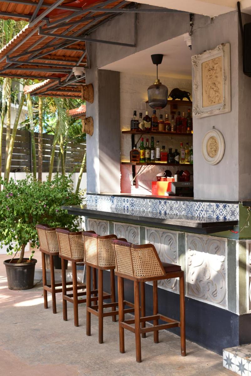 outdoor BBQ area
