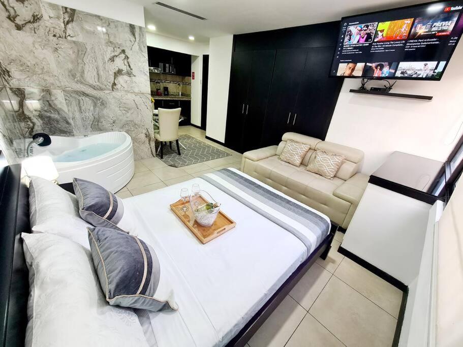 Hotel Ecusuites Habitacion Vip Con Jacuzzi Hidro
