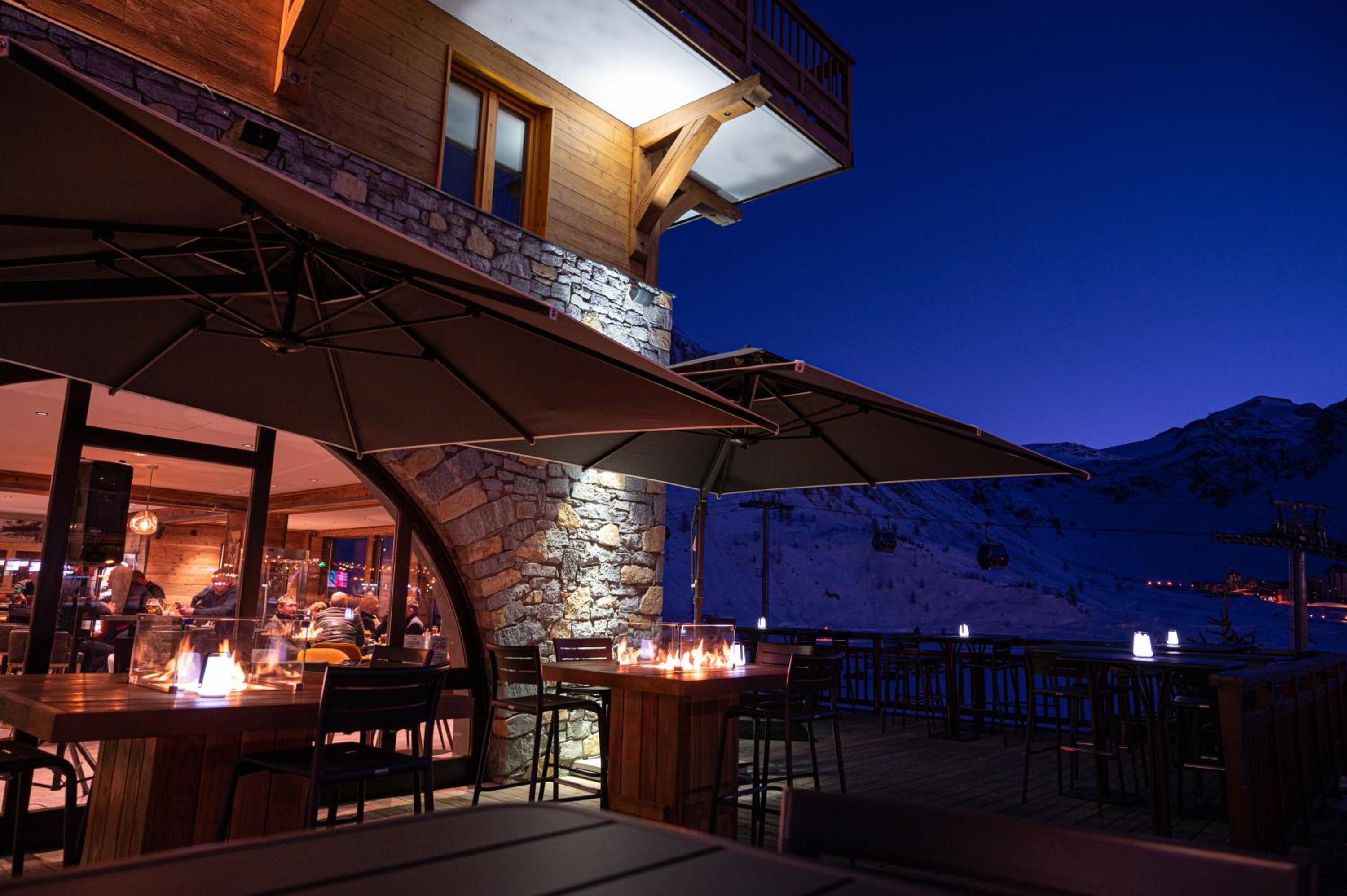outdoor BBQ area