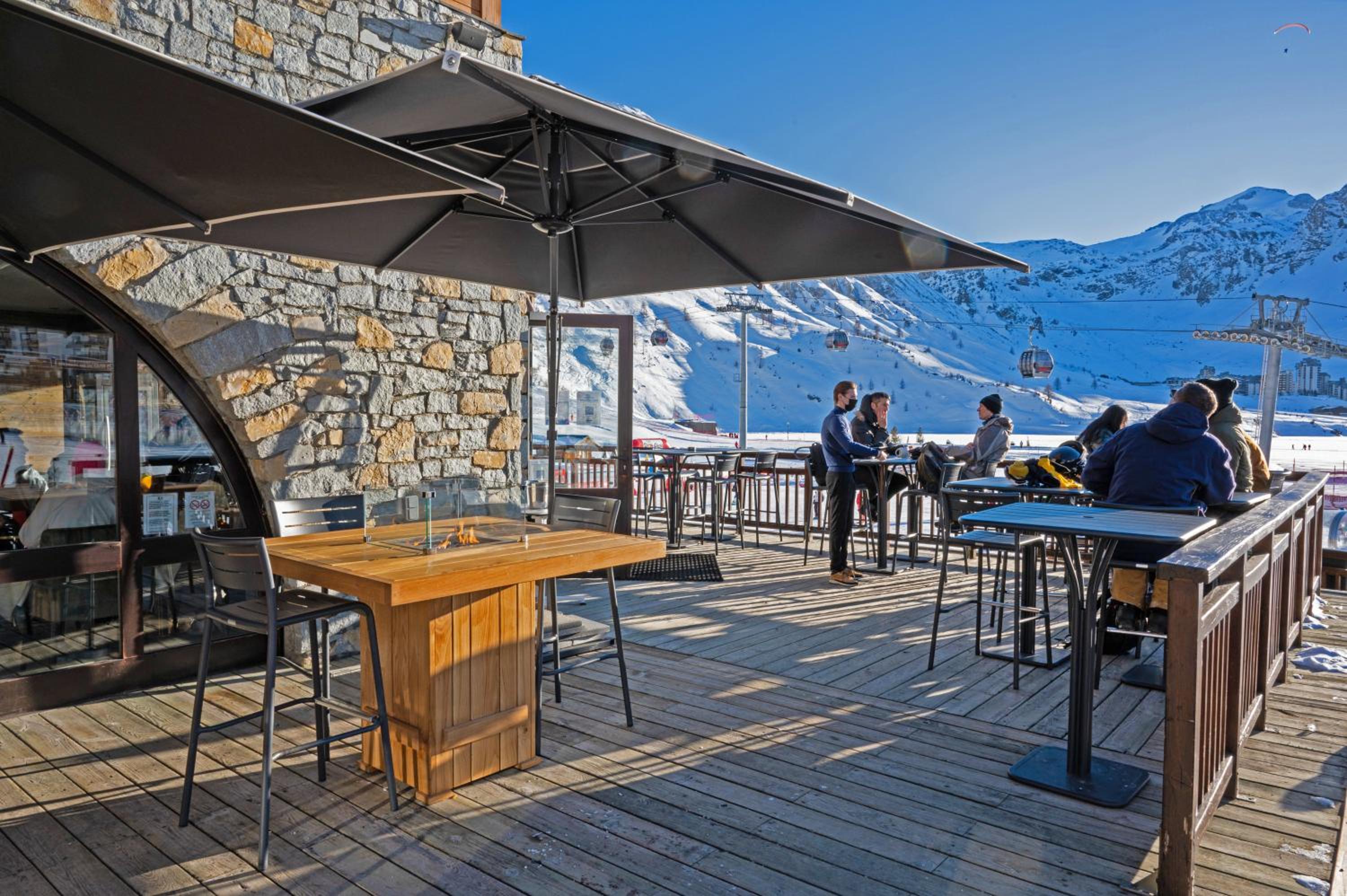 outdoor BBQ area