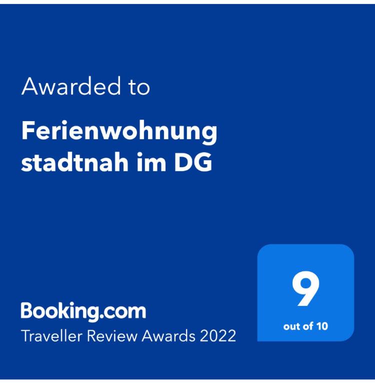 Ferienwohnung stadtnah im DG view 2