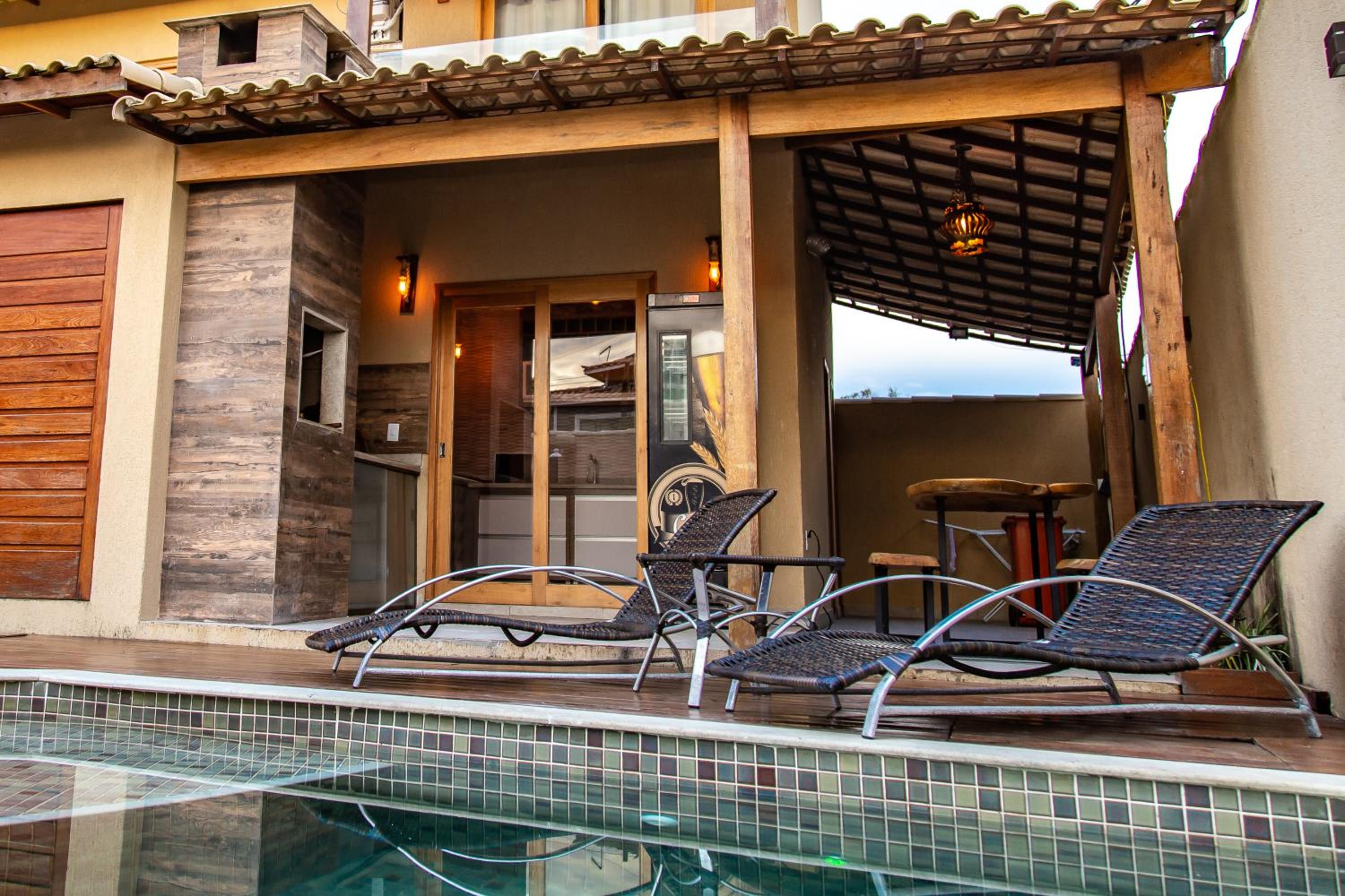 Linda casa com piscina Bosque de Geriba