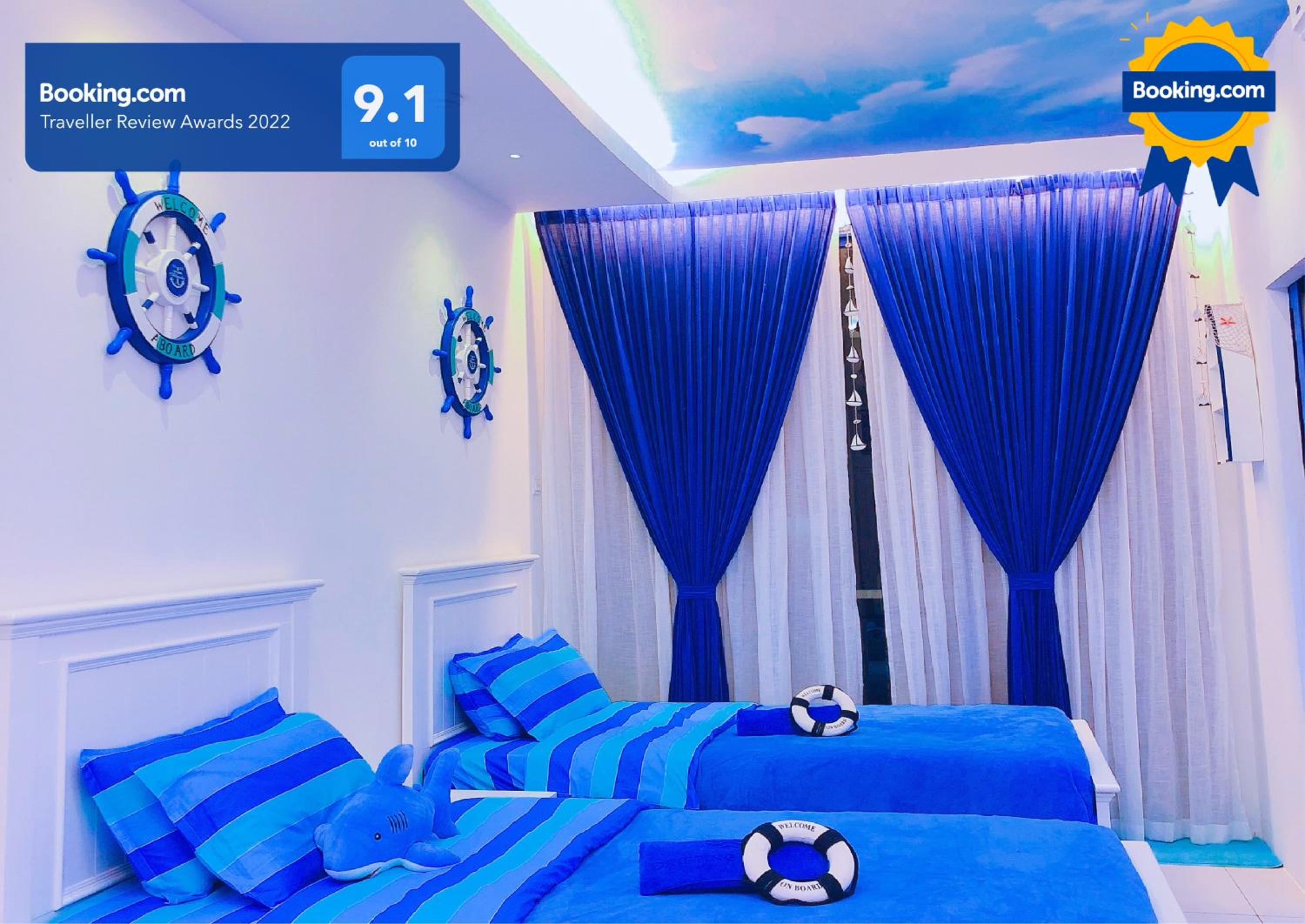 Cat City Mediterranean Theme City&Pool View Homestay 貓城地中海主題城市泳池風景民宿 photo 1