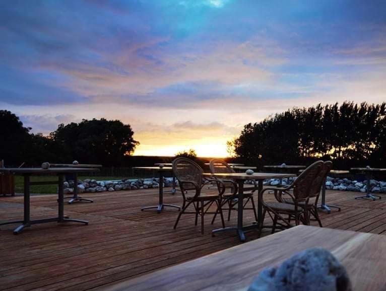 outdoor BBQ area