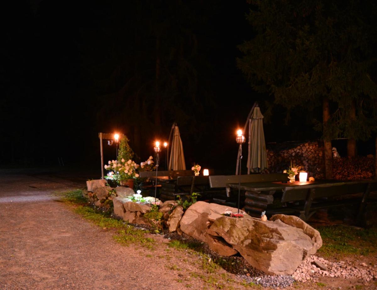 outdoor BBQ area