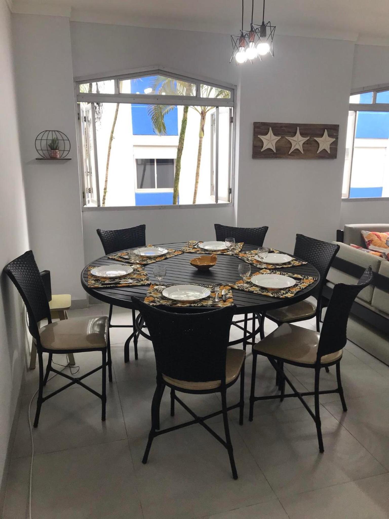 Apartamentos Amplo a 200m da Praia da Enseada Rio N egro Guaruja 8 pessoas view 3