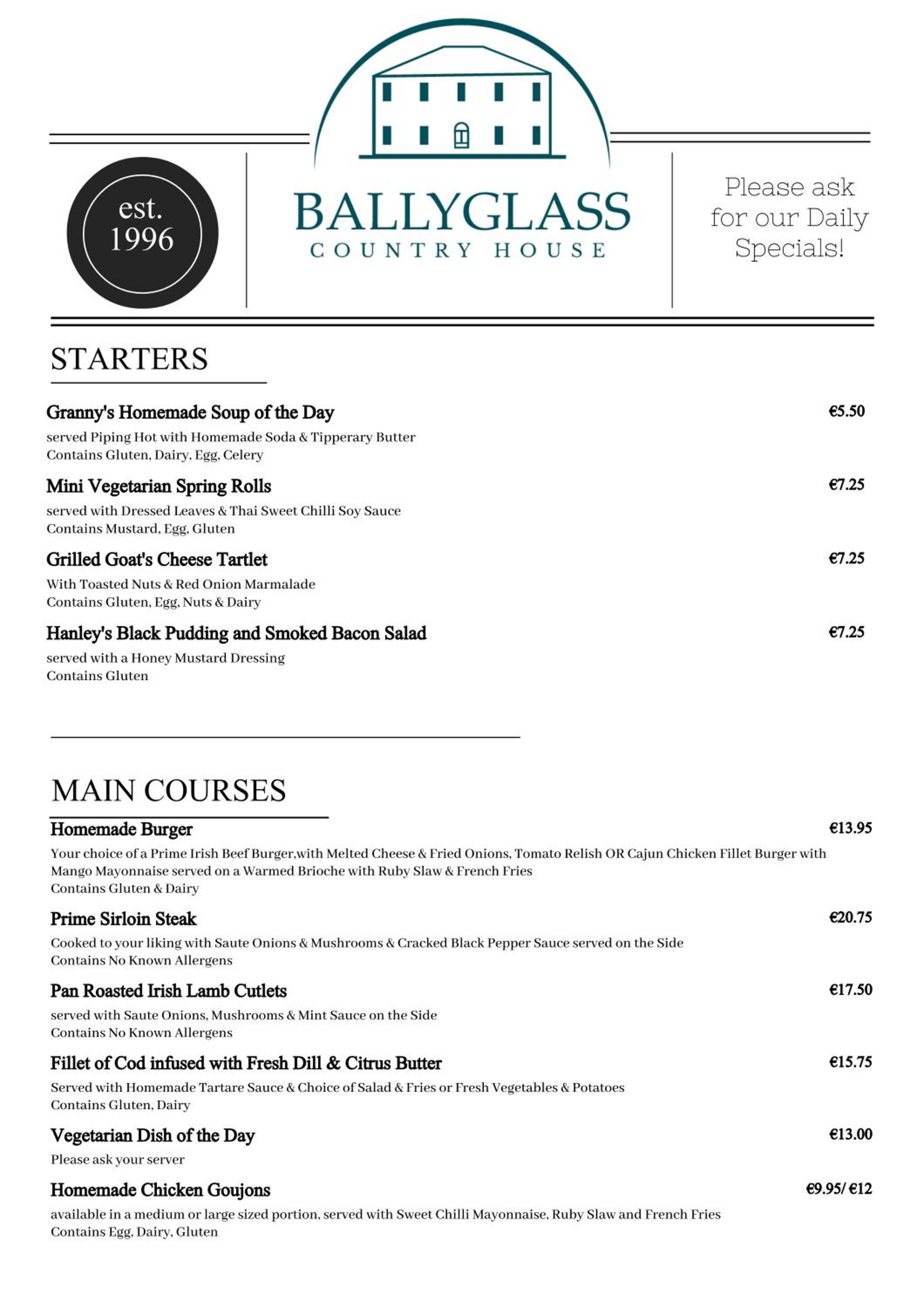 Ballyglass Country House view 3