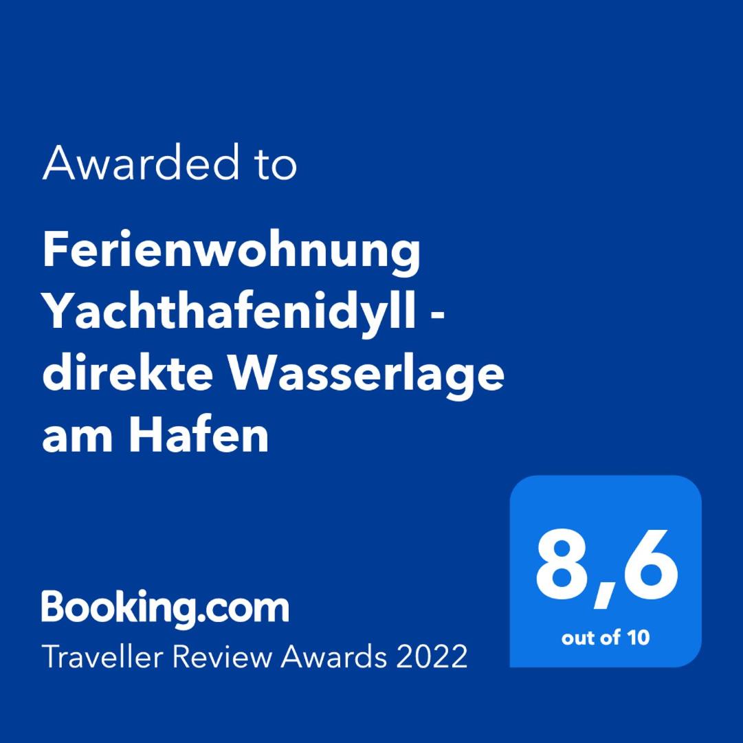 Ferienwohnung Yachthafenidyll - direkte Wasserlage am Hafen