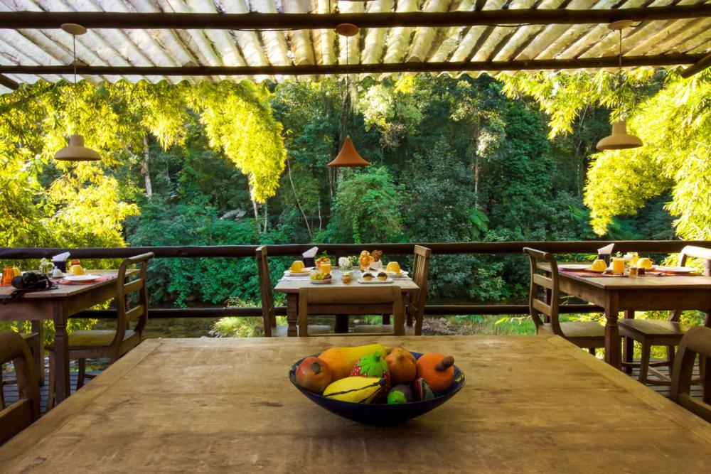 outdoor BBQ area