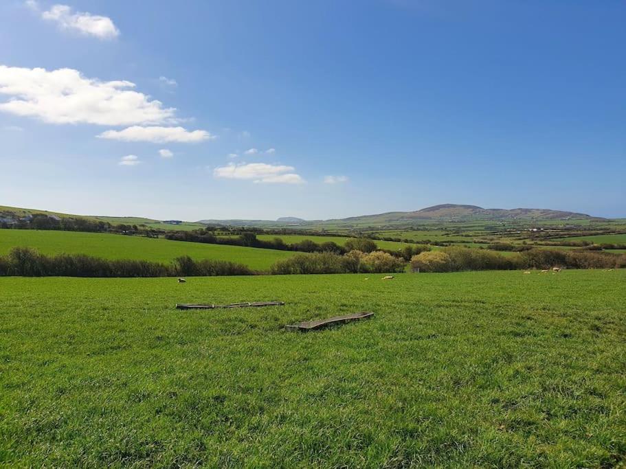 On farm Chalet, sleeps 6, Rhoshirwaun view 2