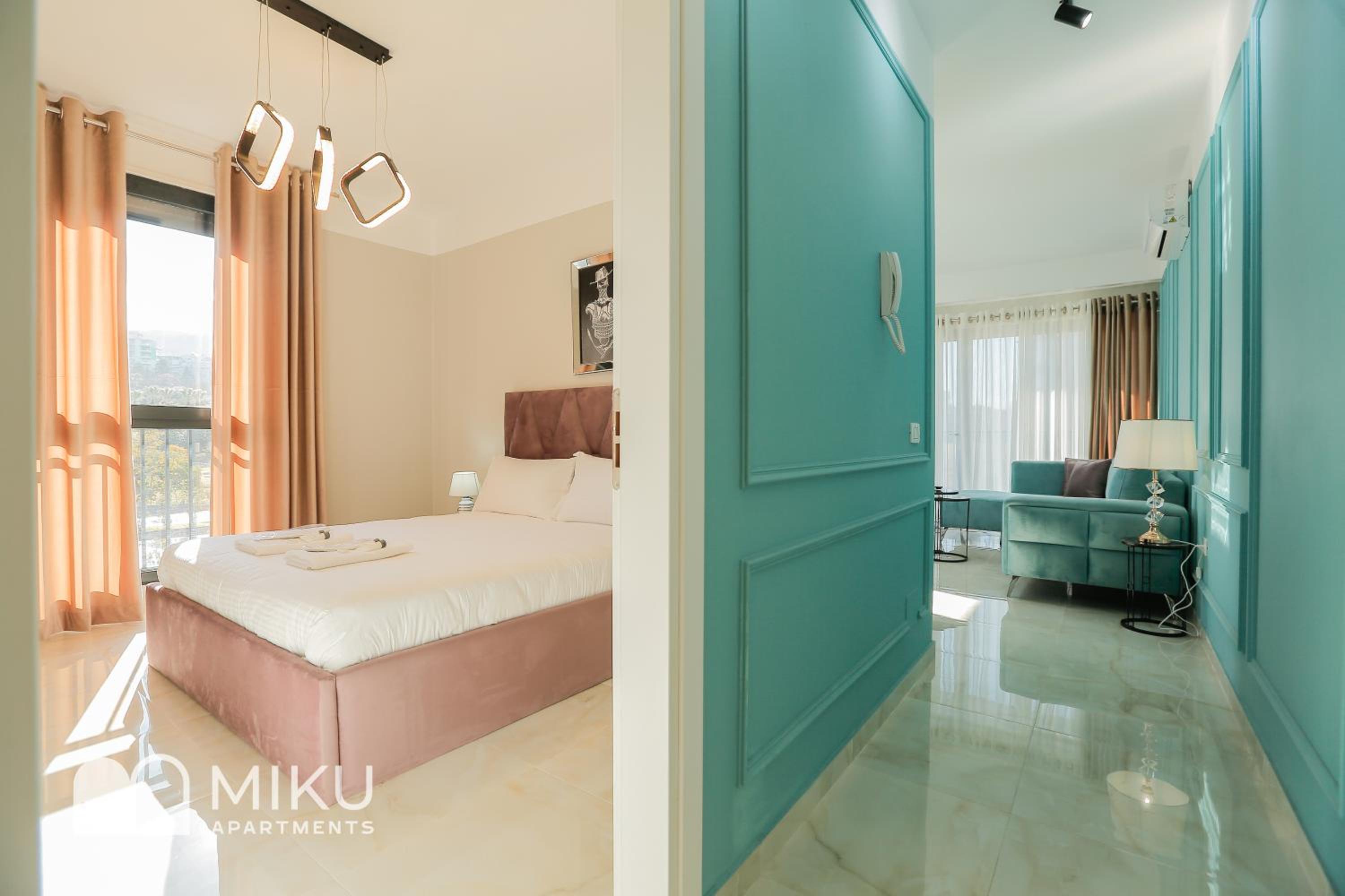 Miku Apartment - Bright 1 Bedroom Apartment At Olympic Residence