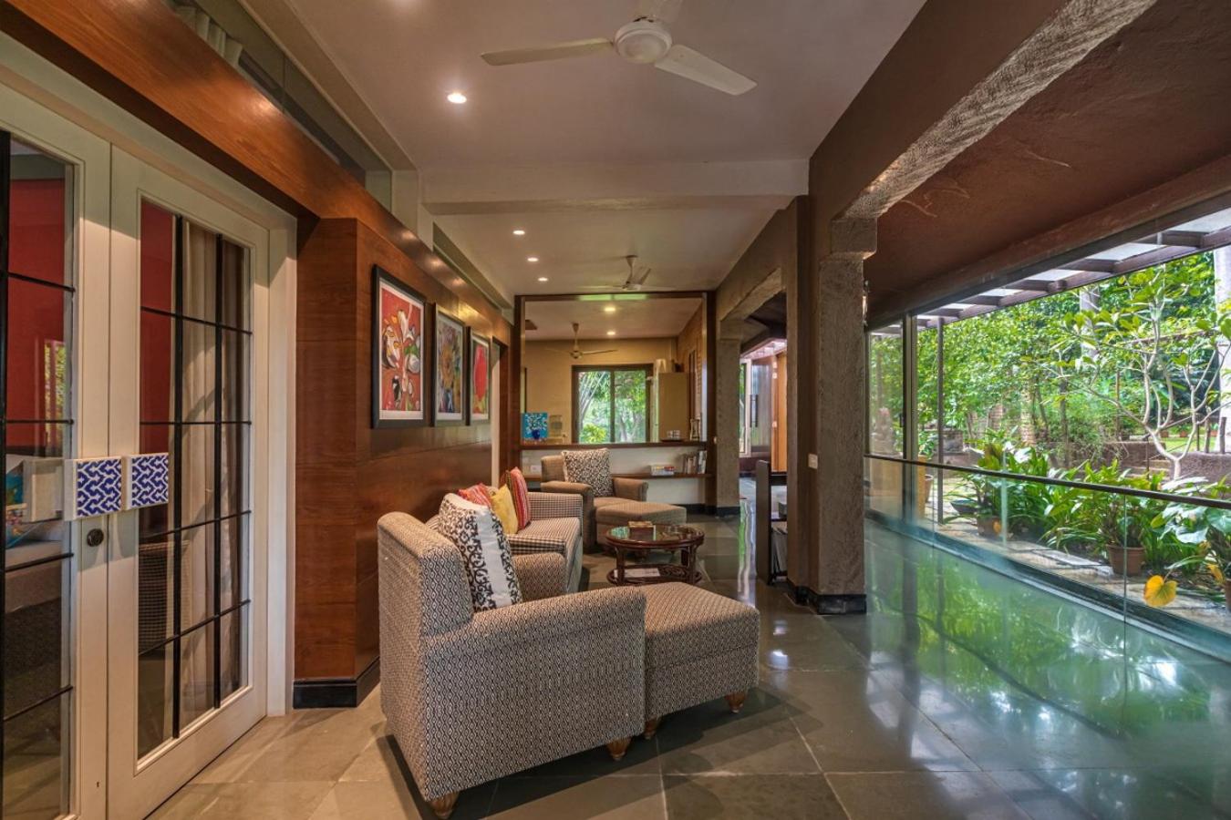 SaffronStays Ambe Moha - 2BHK Veg Villa with Pool, Gazebo, Library & Mango Groves in Karjat view 5