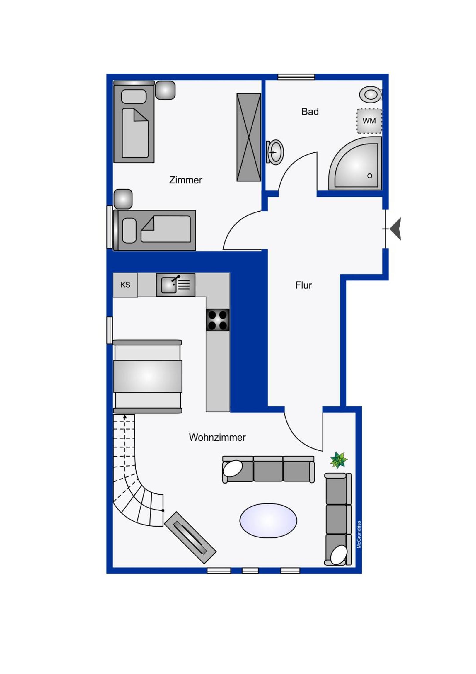 Ferienwohnung Südstrand view 2