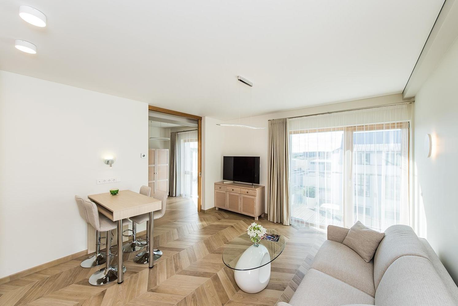 64LT Riverside Apartment near Nord Clinic & Žalgirio Arena view 5