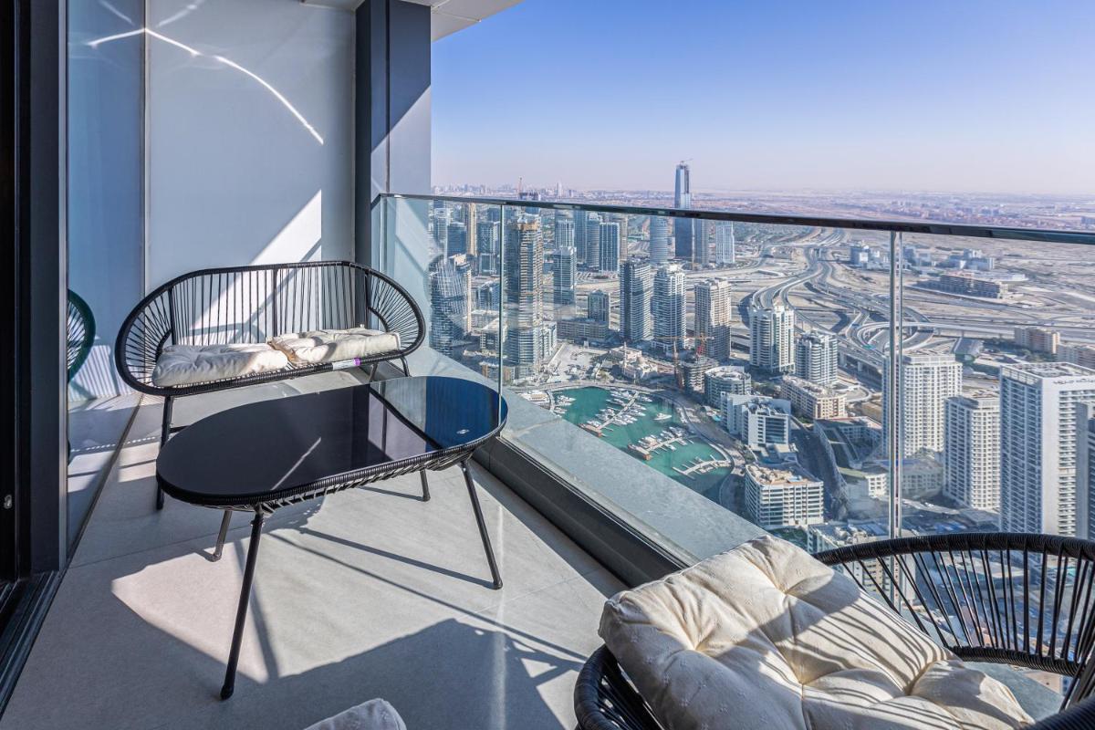 Bird's view from brand new apartment in Address