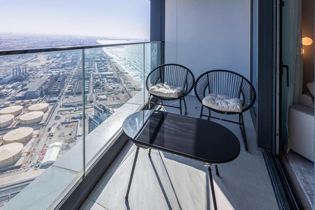 Bird's view from brand new apartment in Address
